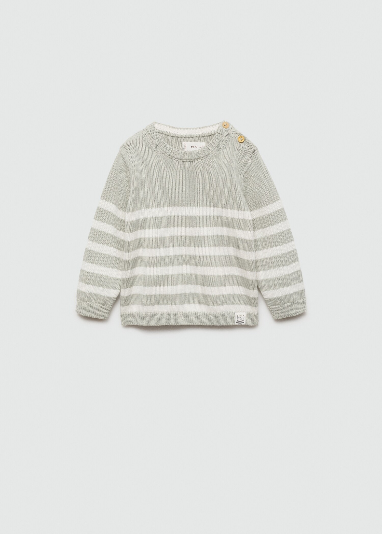 Buttons detail knit sweater - Article without model