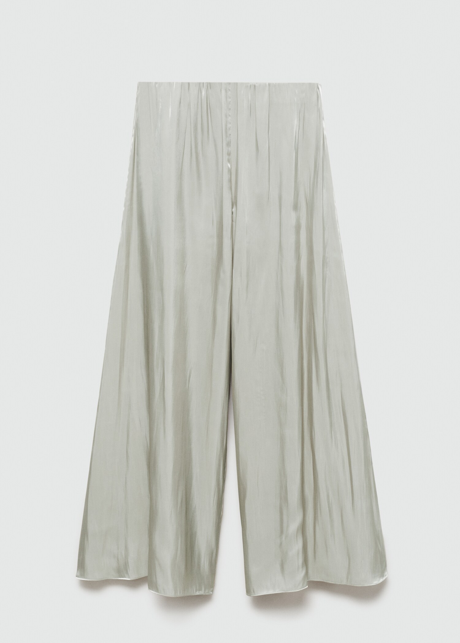 Flowy satin trousers - Article without model
