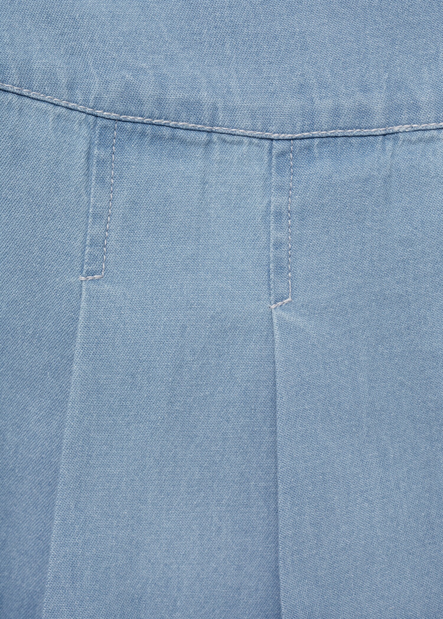Denim minirok met plooien - Detail van het artikel 8