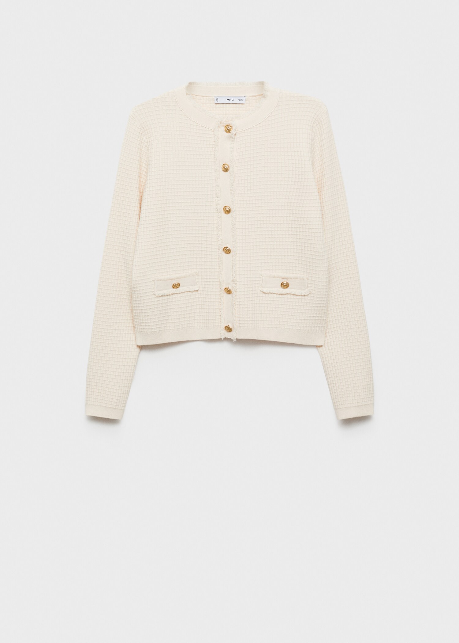 Button knit cardigan - Article without model