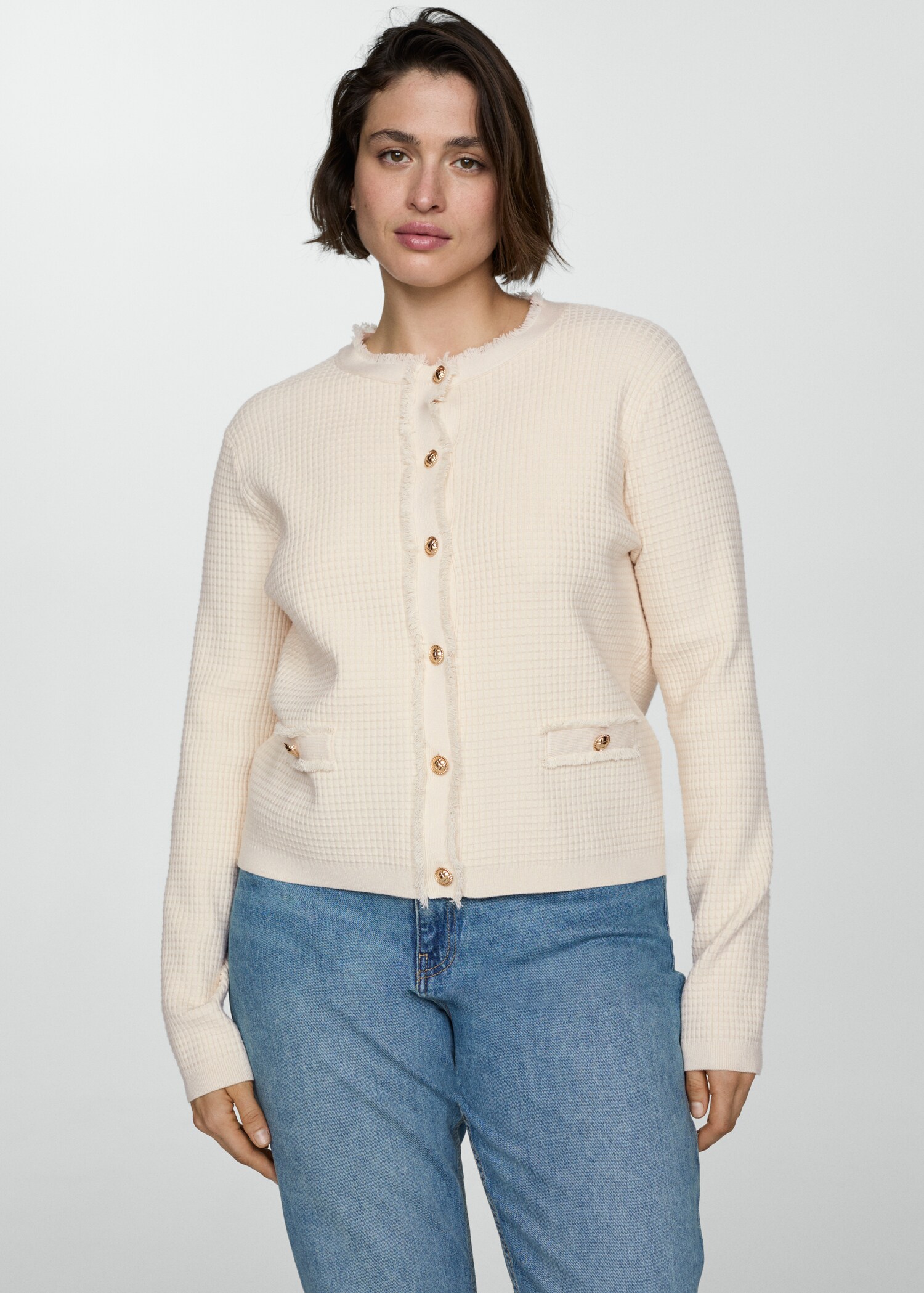 Button knit cardigan - Details of the article 5