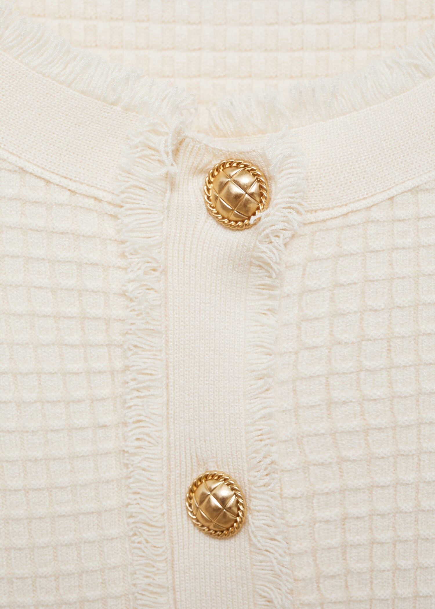 Button knit cardigan - Details of the article 8