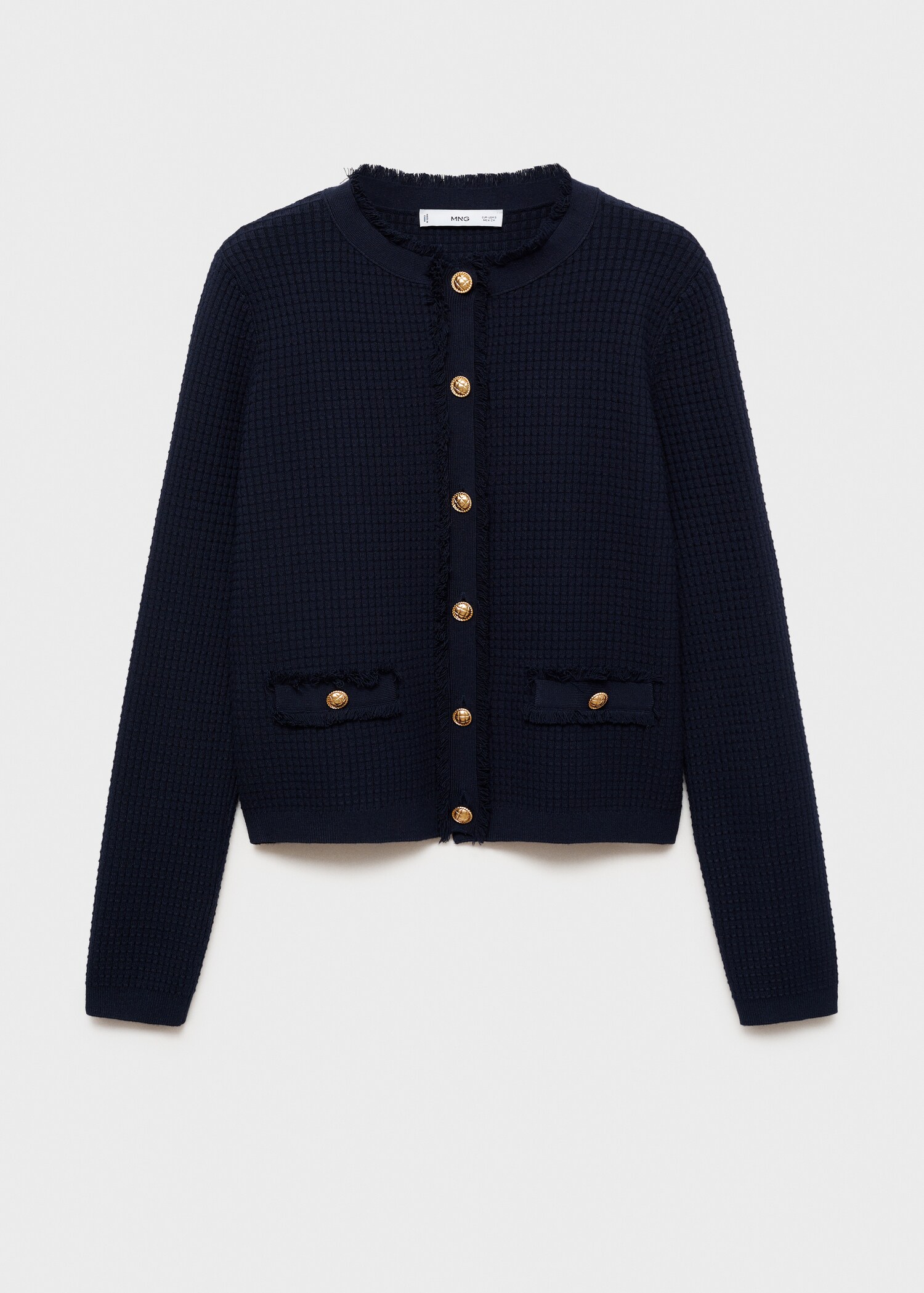 Button knit cardigan - Article without model