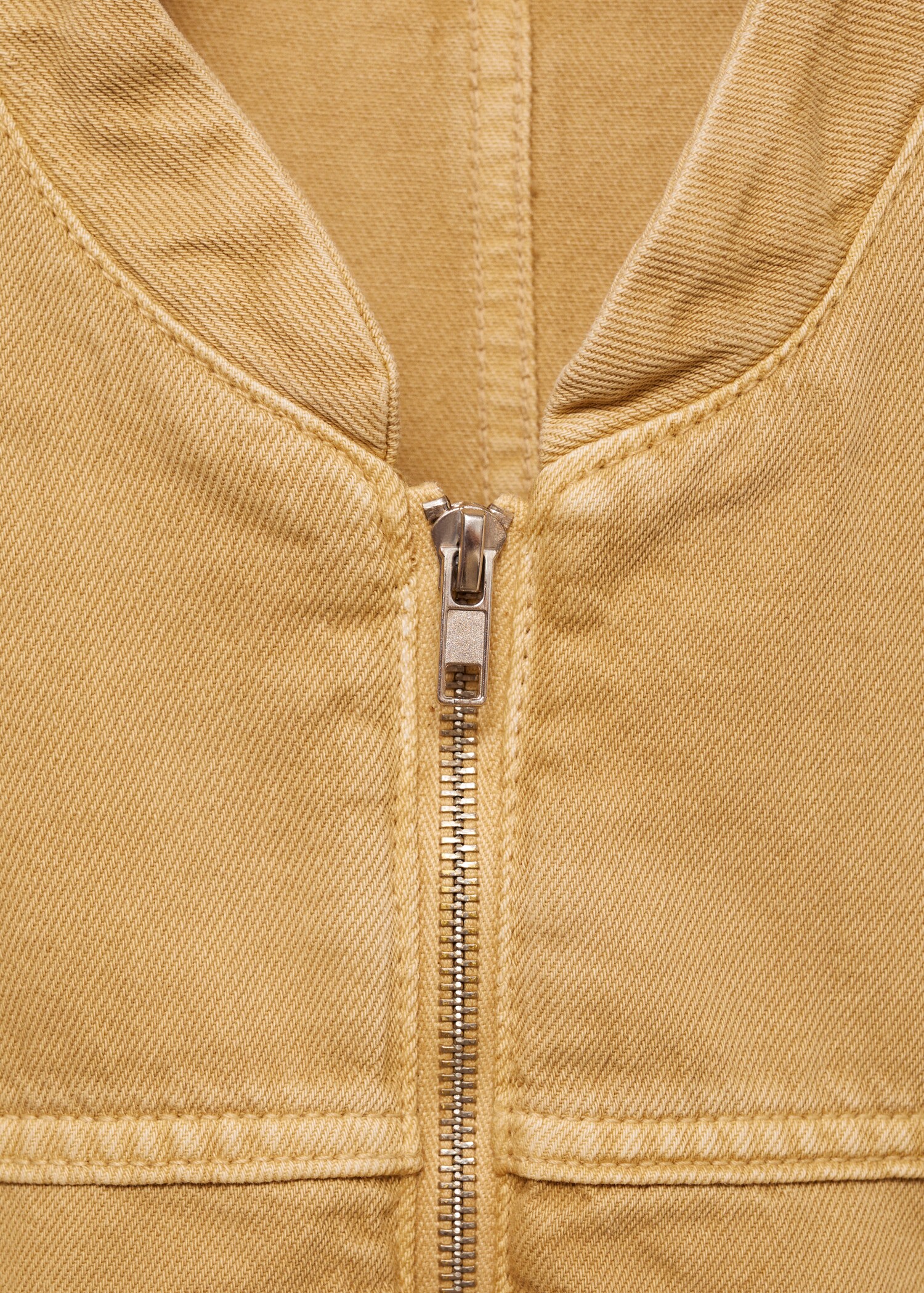 Blouson bomber en jean - Détail de l'article 8