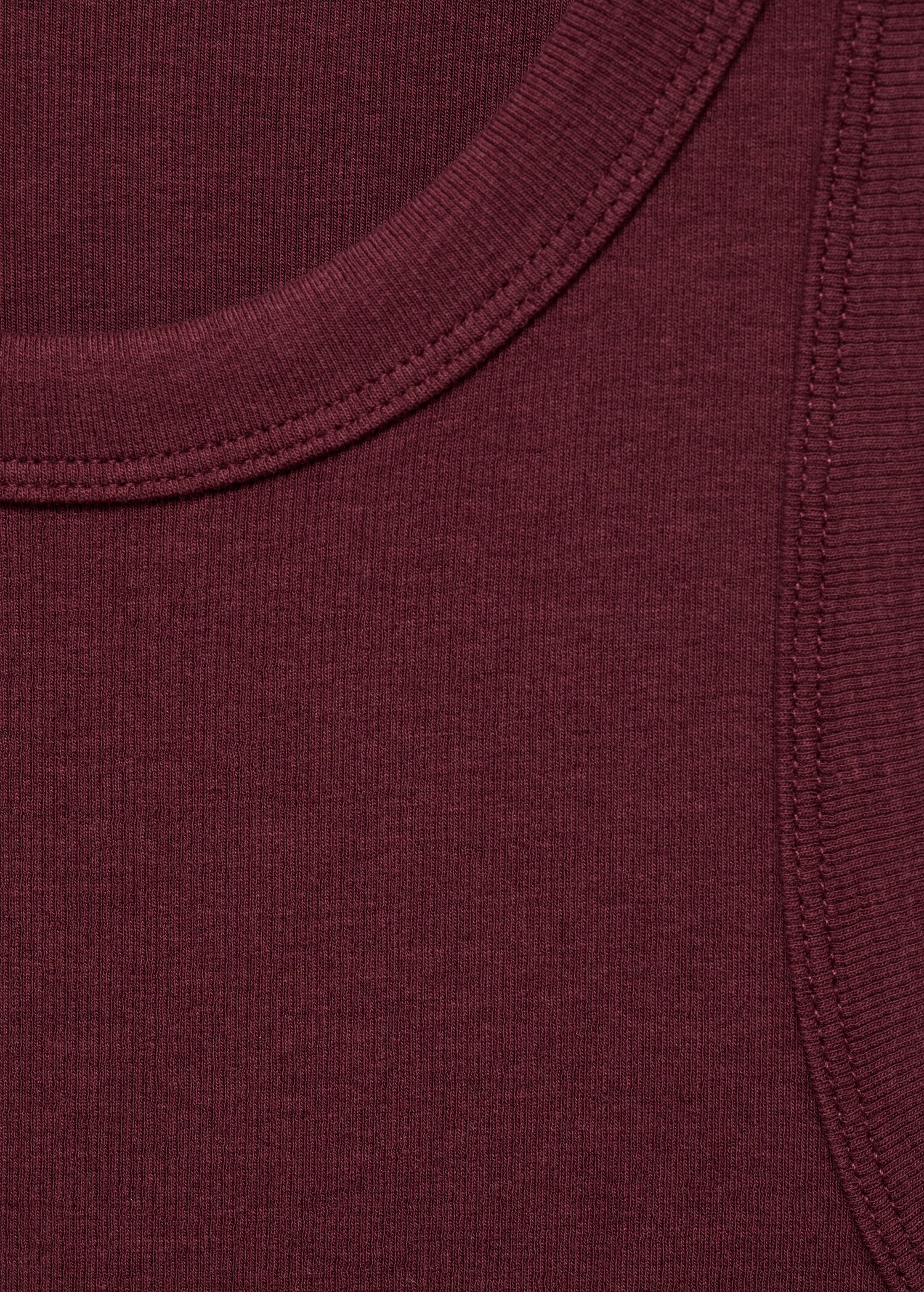 Ribbed cotton-blend top - Details of the article 8
