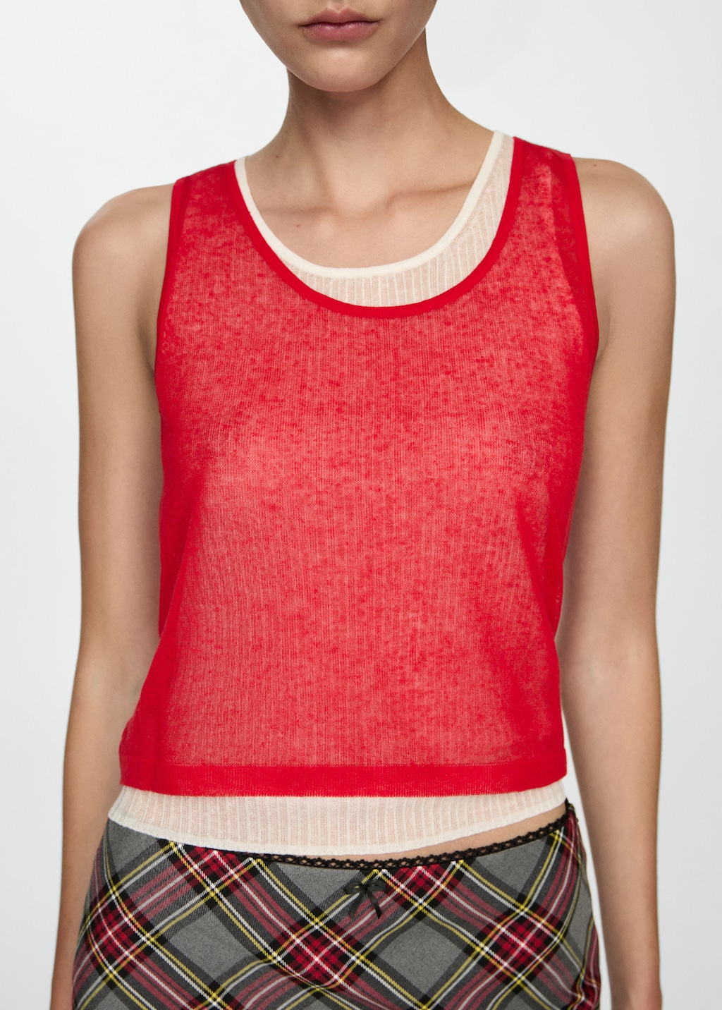 Top lyocell combinado