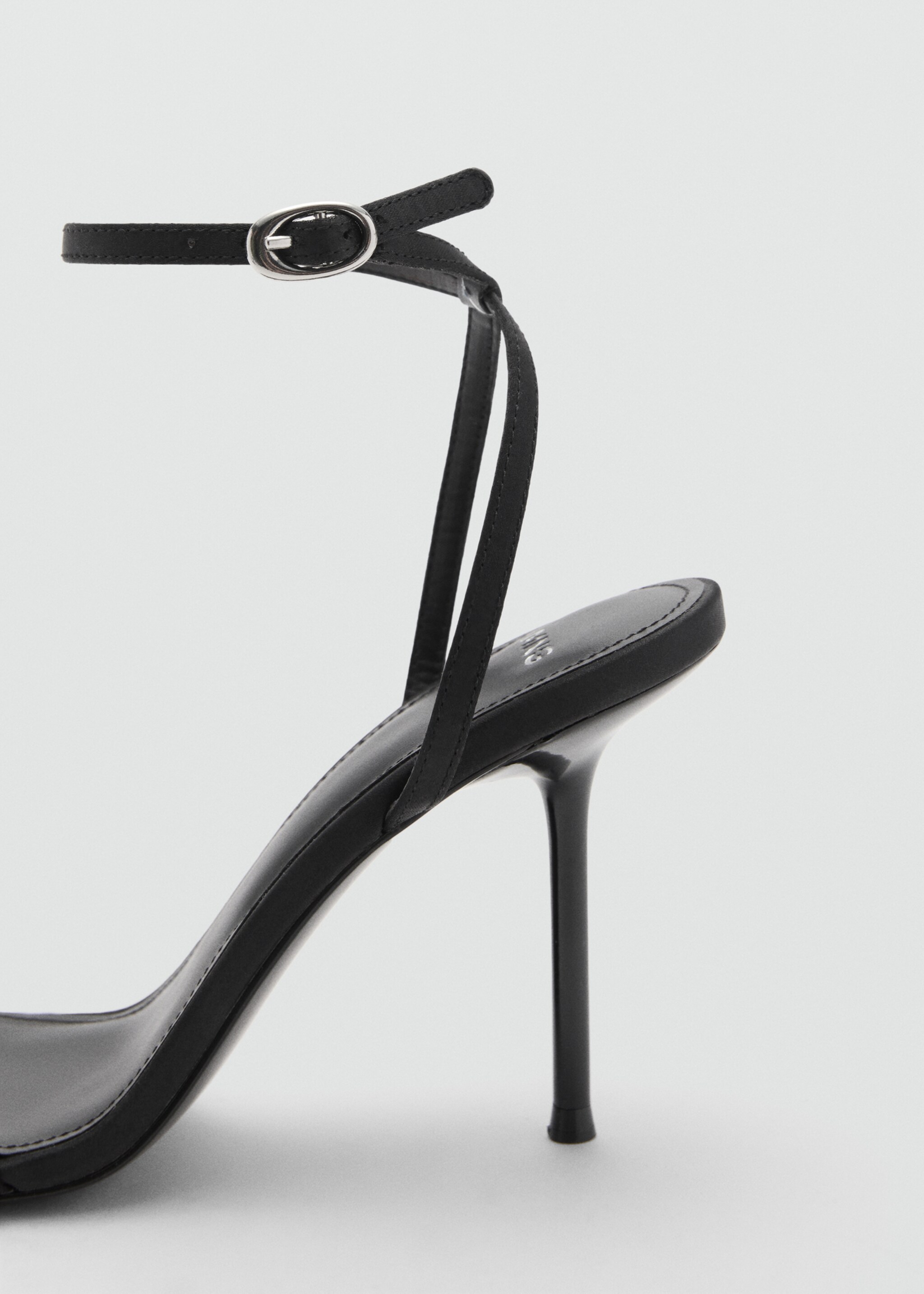 Heeled sandal with buckle detail - Details of the article 1