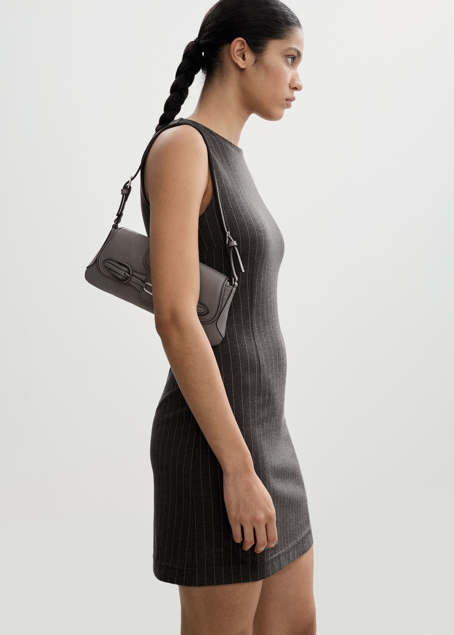 Striped short dress - Details of the article 2