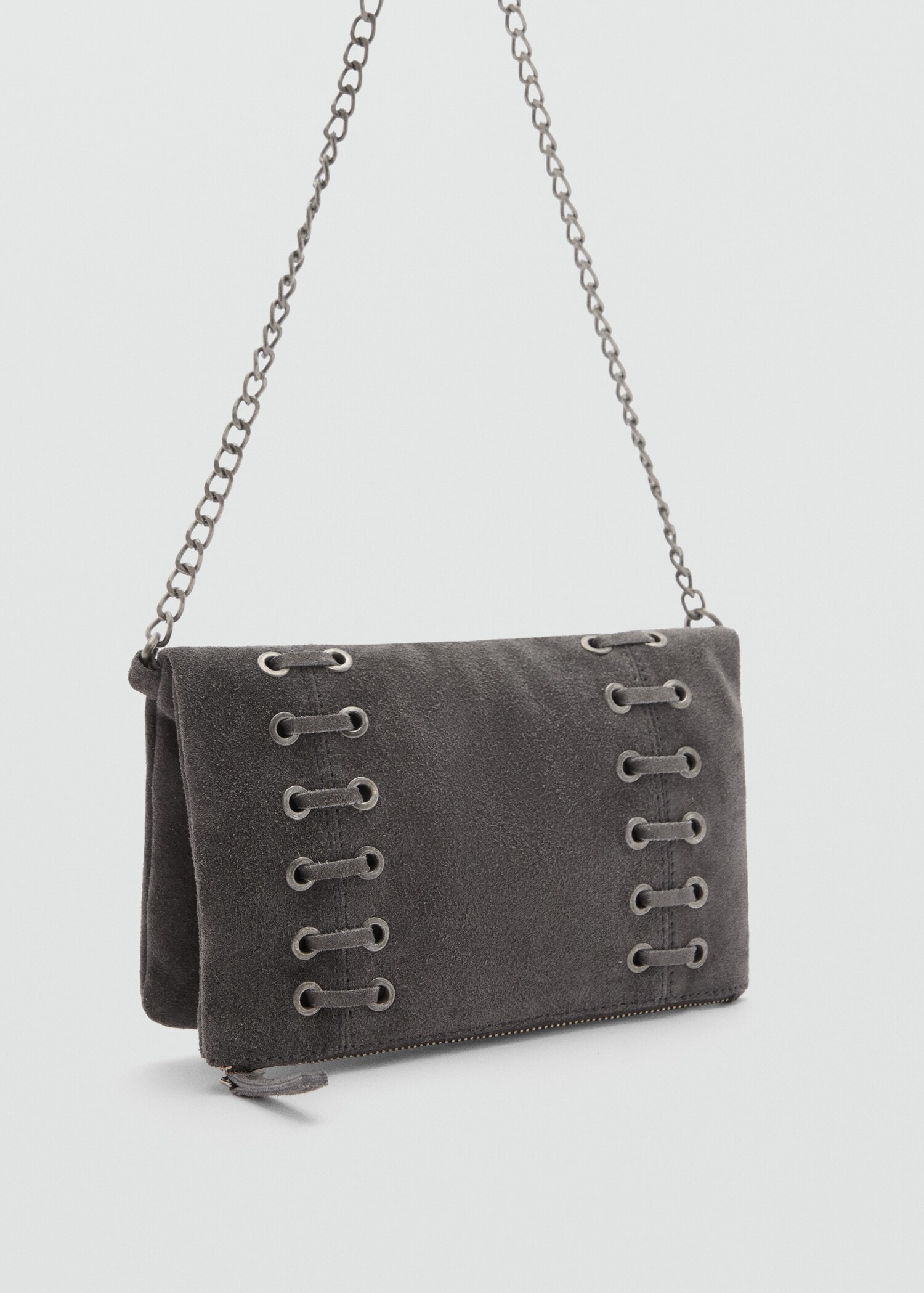 Sac enveloppe cuir - Plan moyen