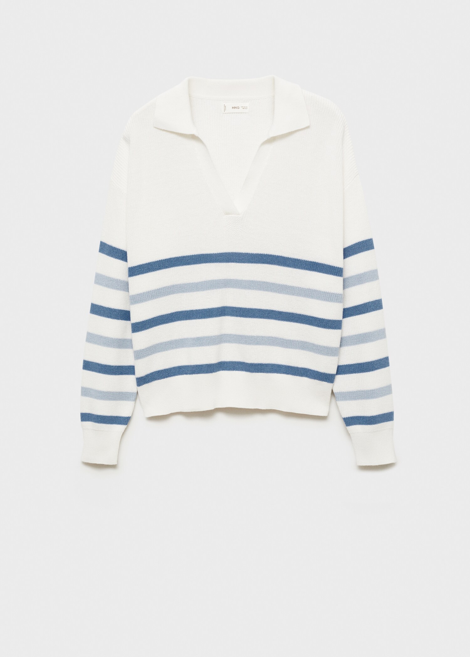 Knit striped sweater - Article without model