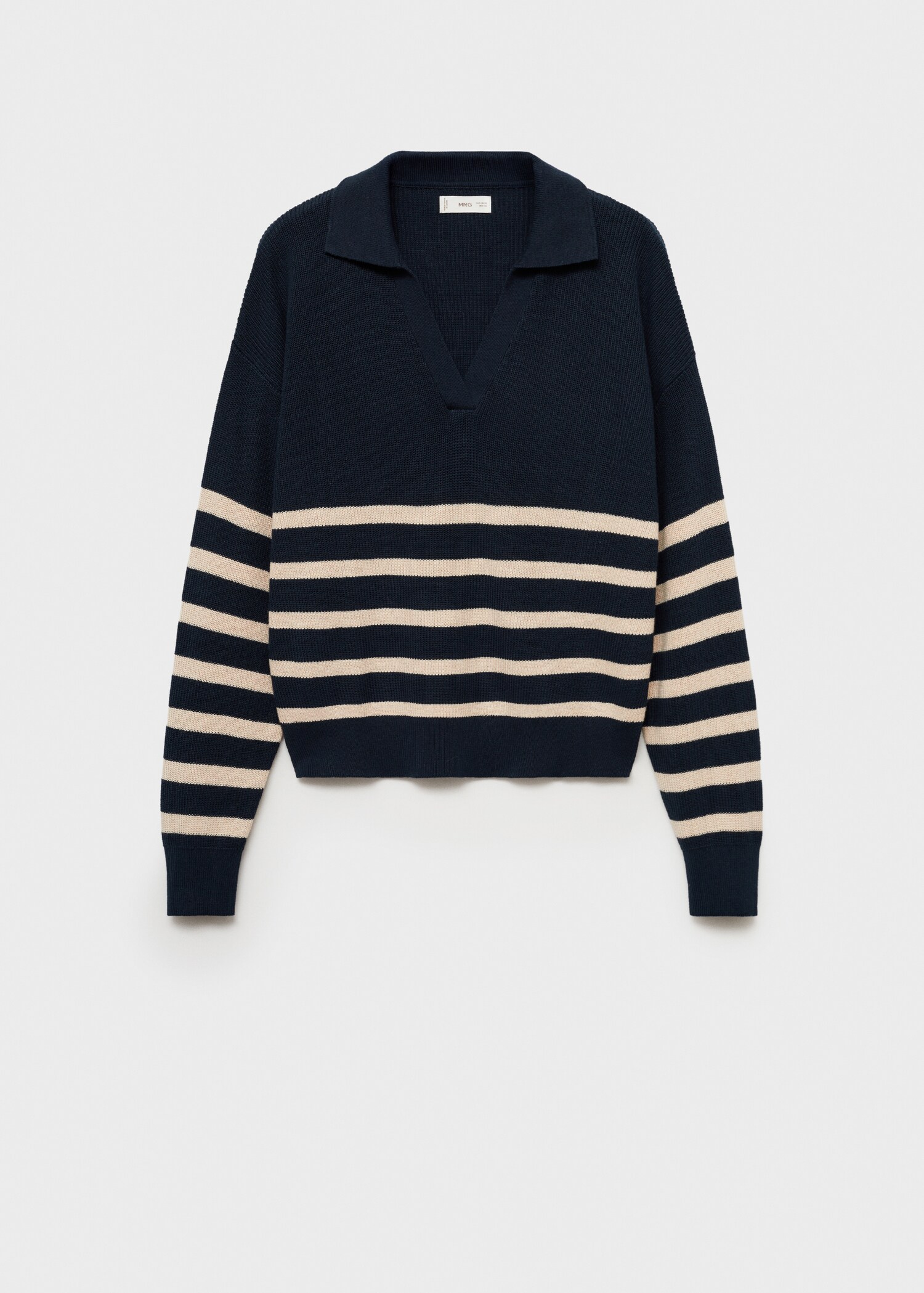 Knit striped sweater - Article without model