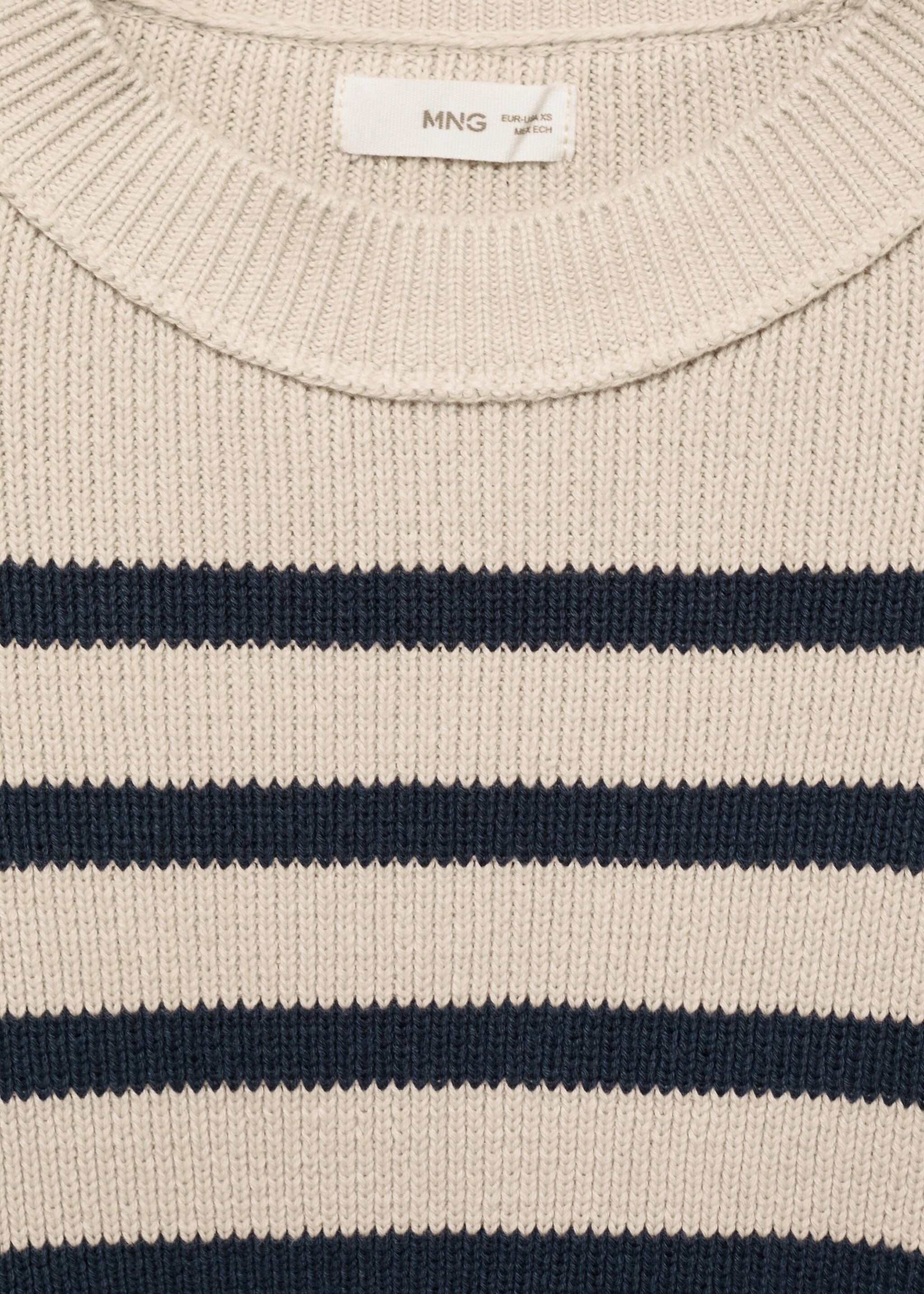 Knit sweater - Details of the article 0, Beige. Ref: 77064040-00.