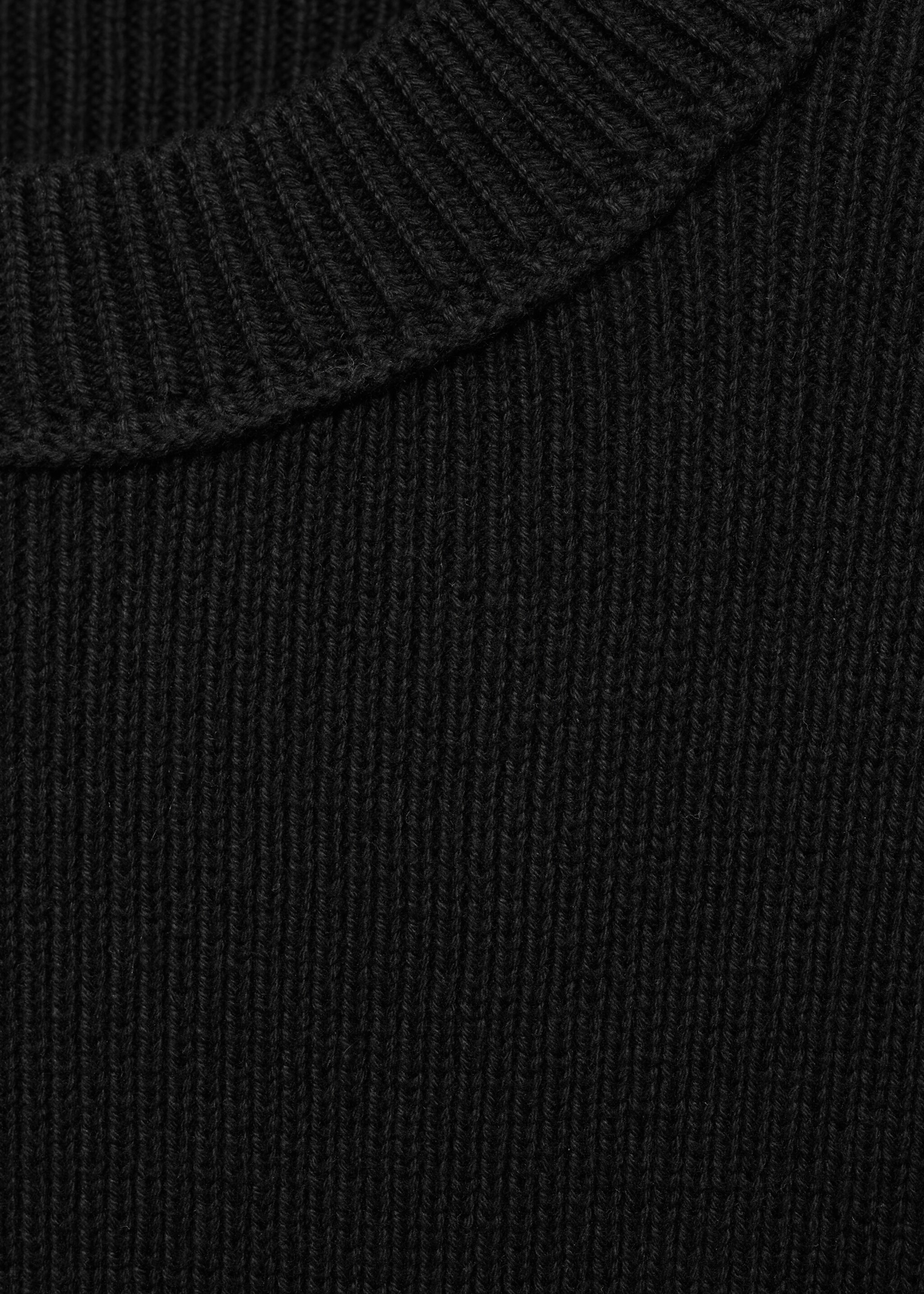 Jersei punt - Detall de l'article 8, Negre. Ref: 77064040-00.