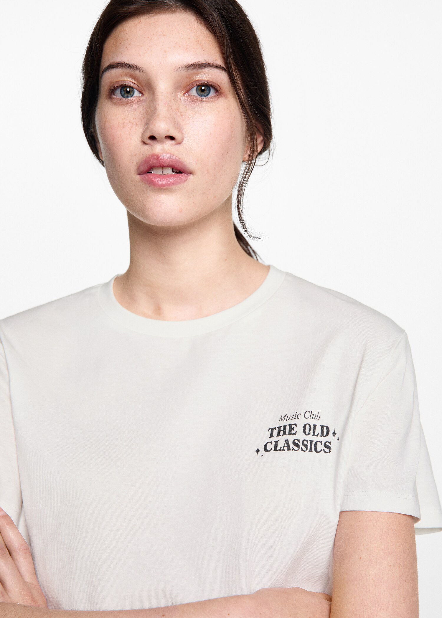 Bedrucktes Baumwoll-T-Shirt - Detail des Artikels 1