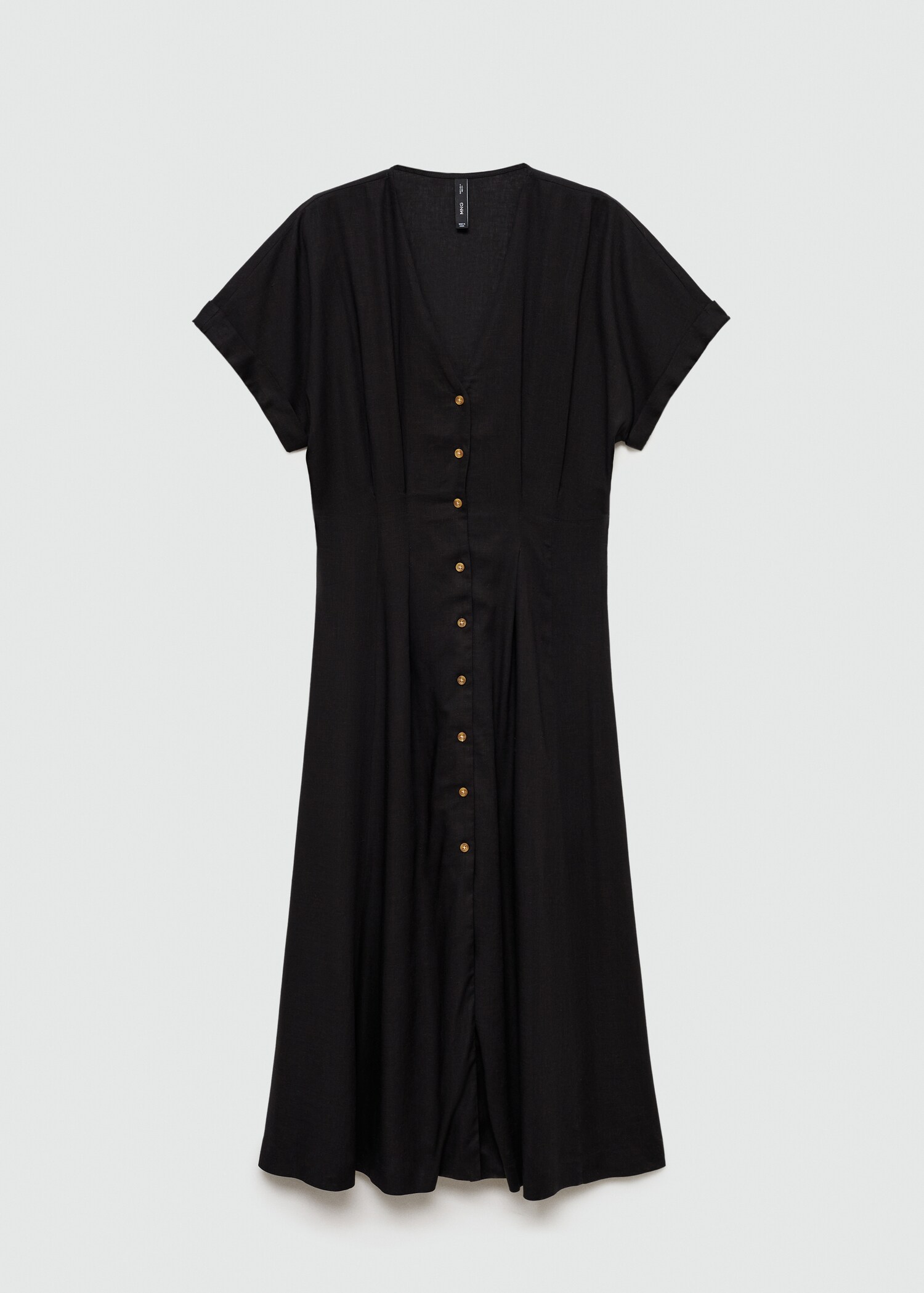 Ausgestelltes Kleid mit Knöpfen - Artikel ohne Model