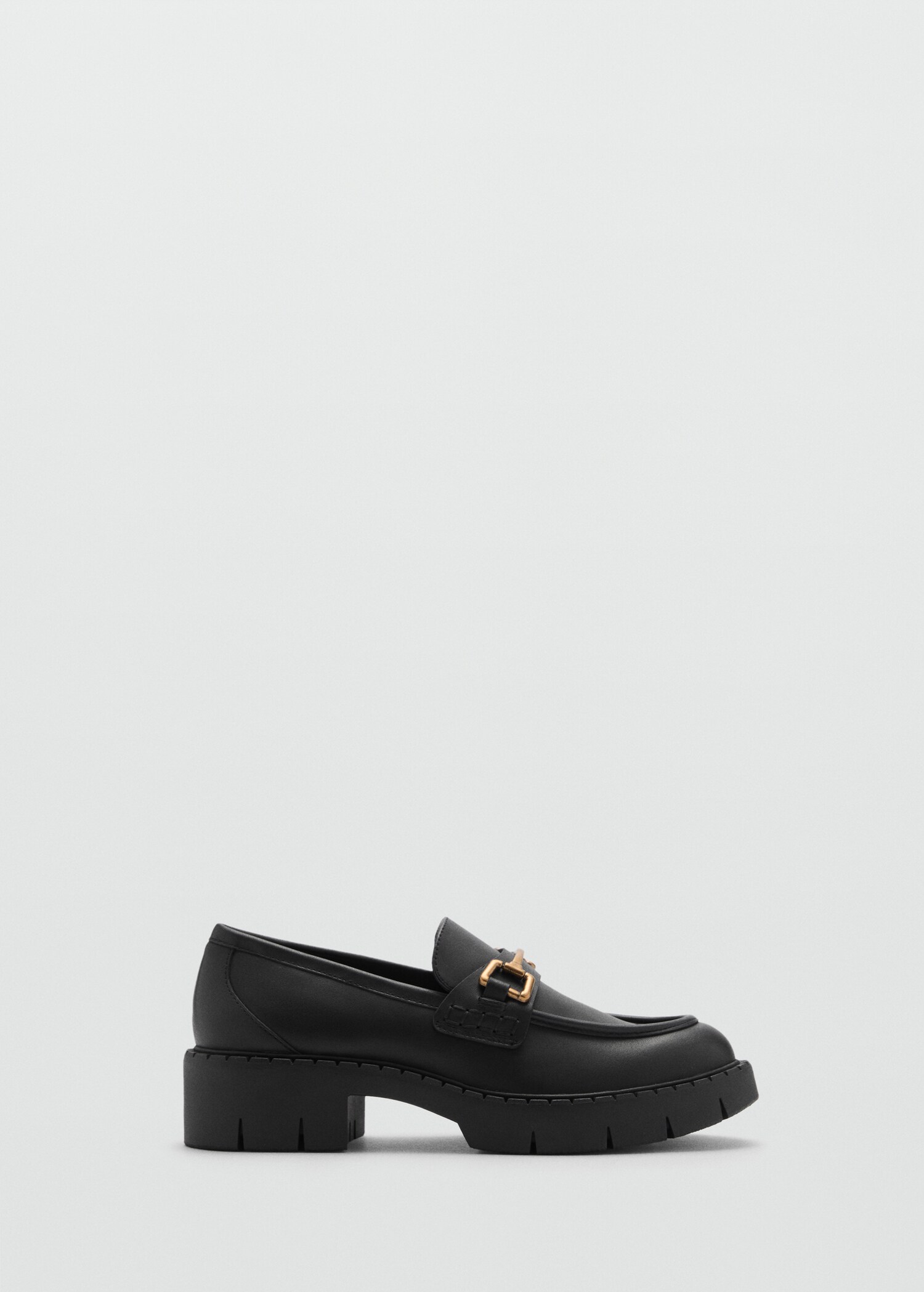 Mocassins pell detall metàl·lic - Article sense model