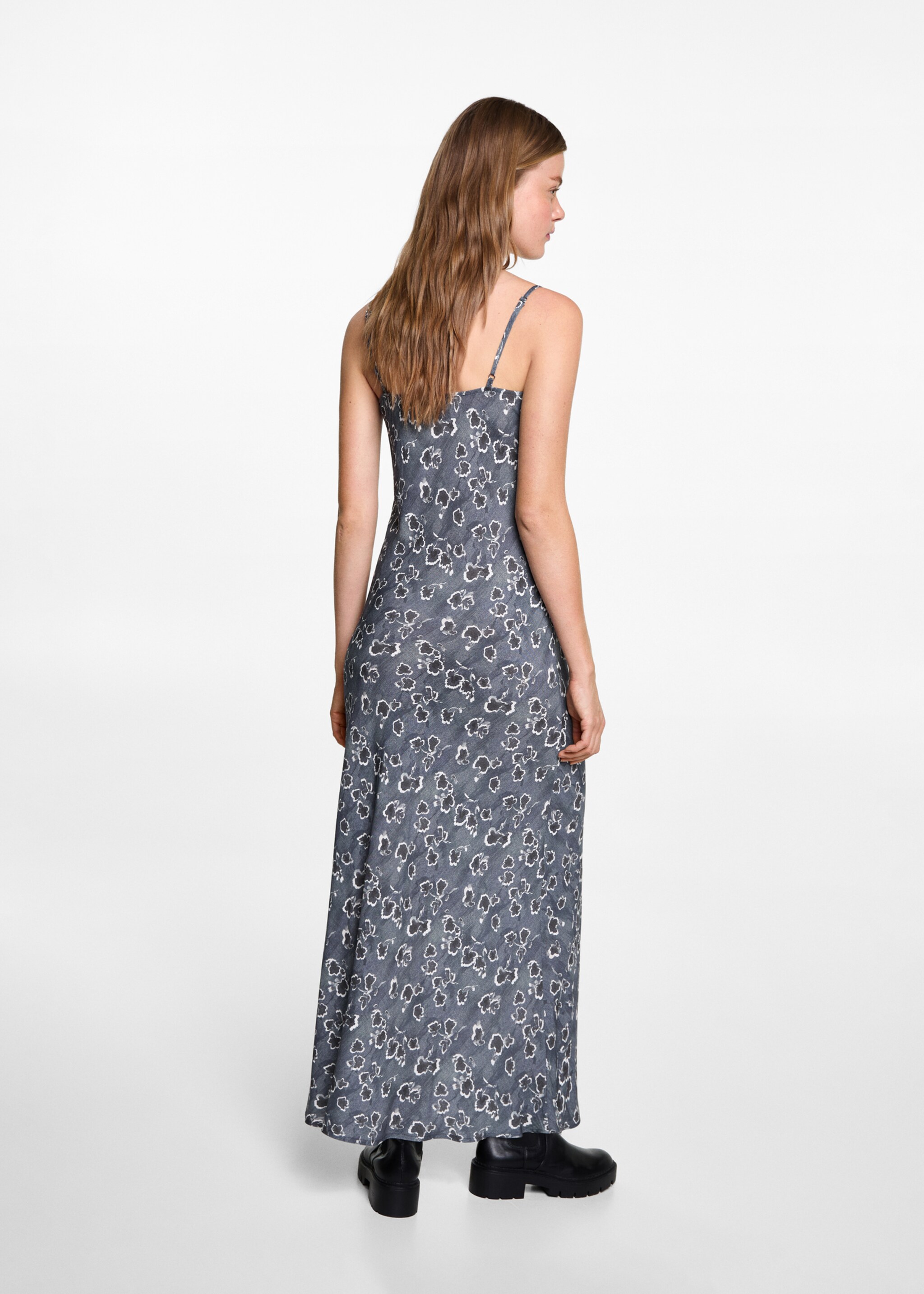 Bedrucktes Kleid - Rückseite des Artikels