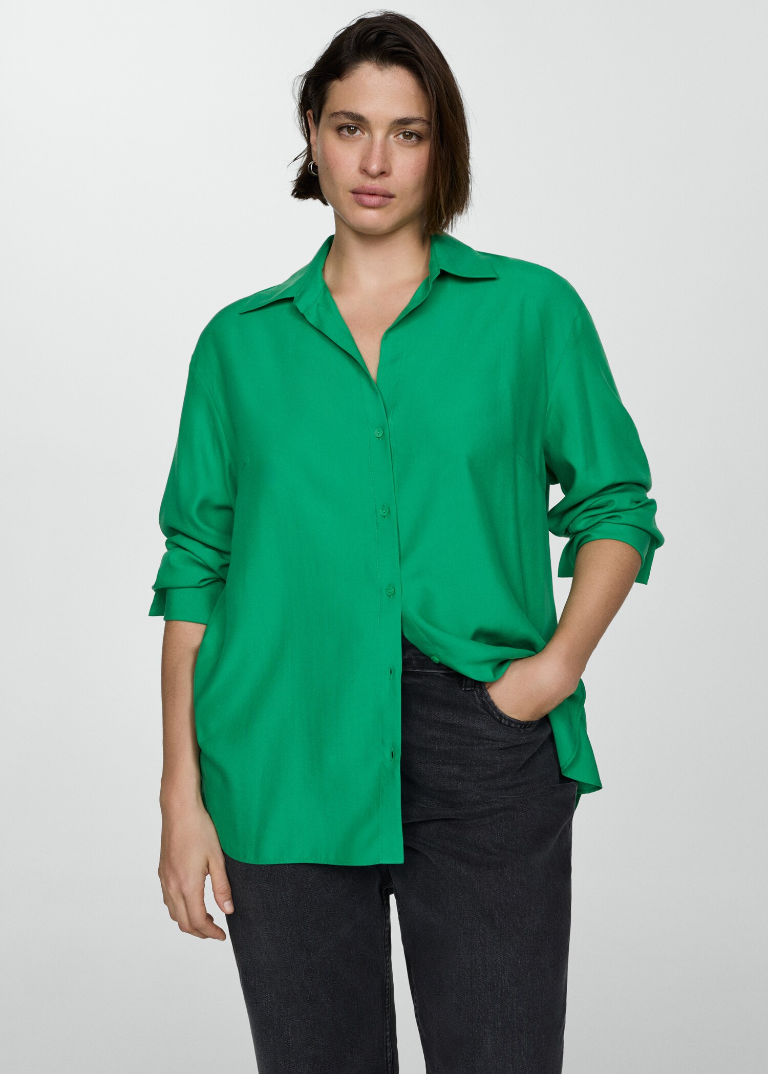 Lyocell fluid shirt - Details of the article 5