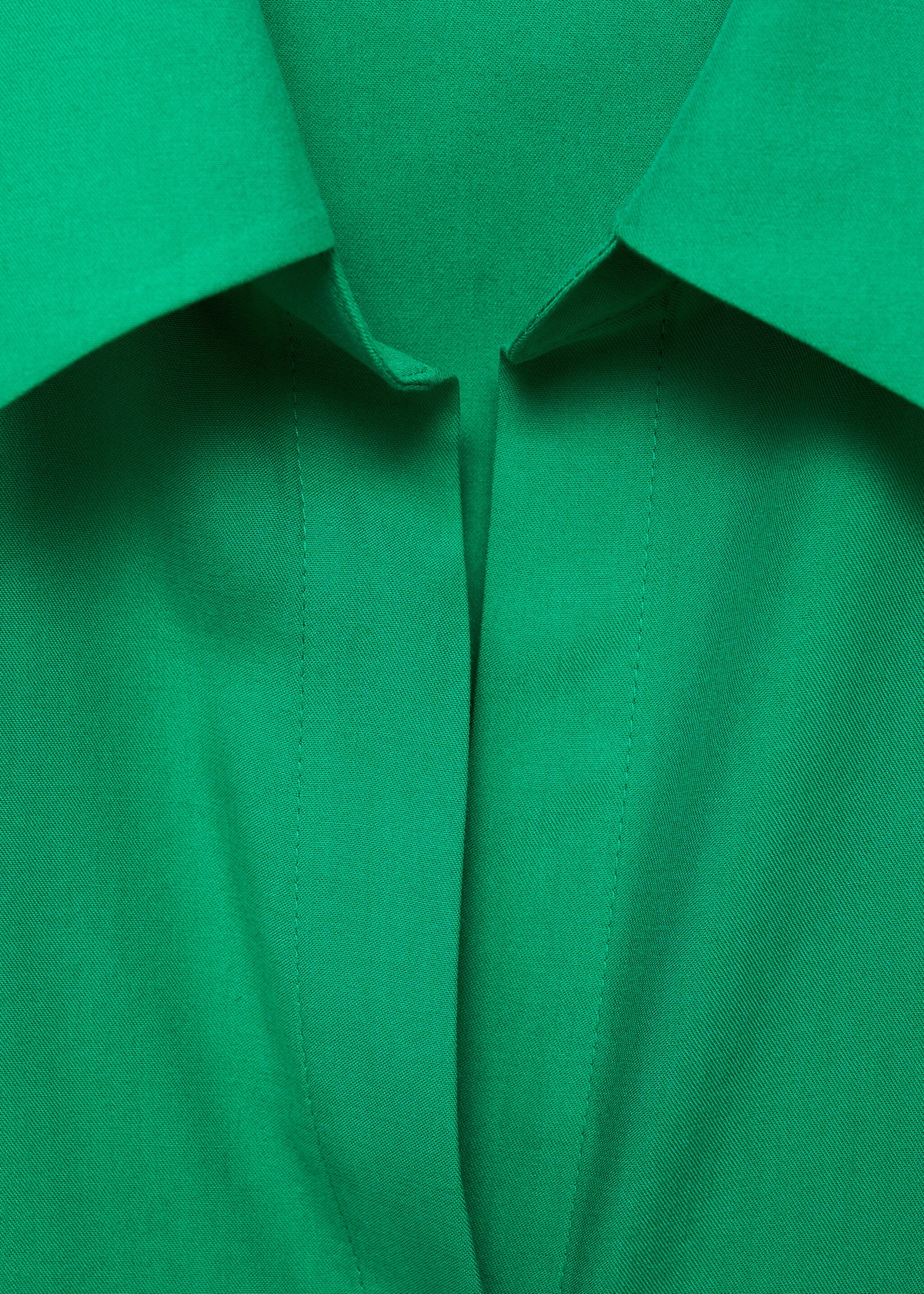 Chemise fluide Lyocell - Détail de l'article 8, Vert. Ref: 77064059-00.