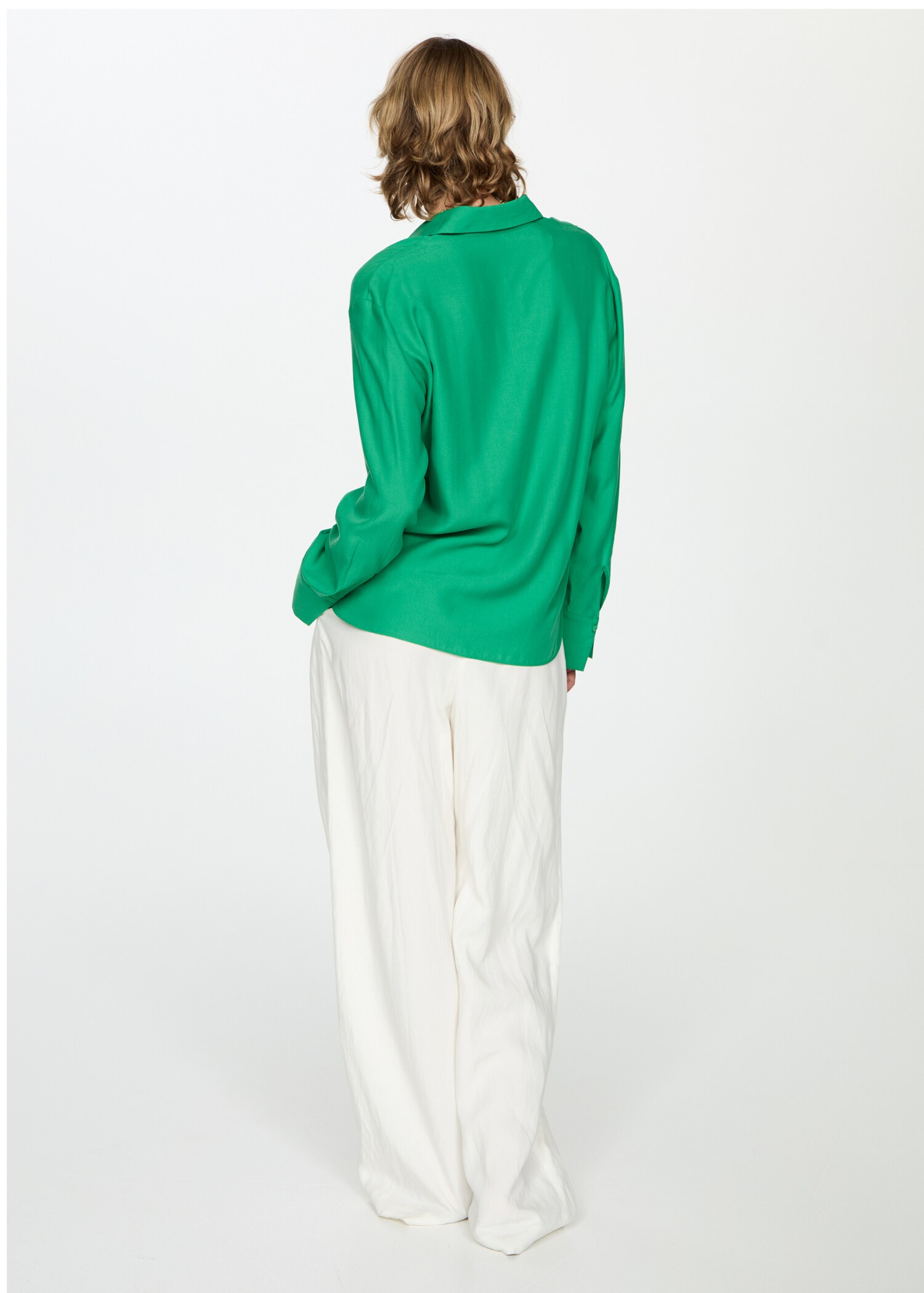 Lyocell fluid shirt - Reverse of the article