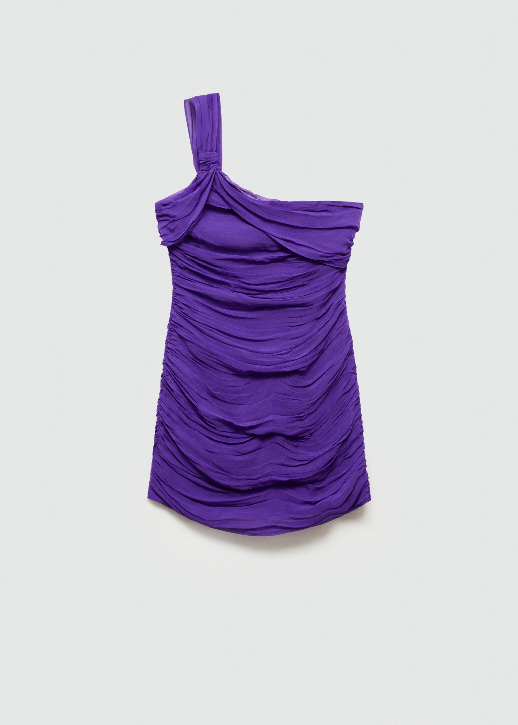 Asymmetrical draped short dress - Article without model