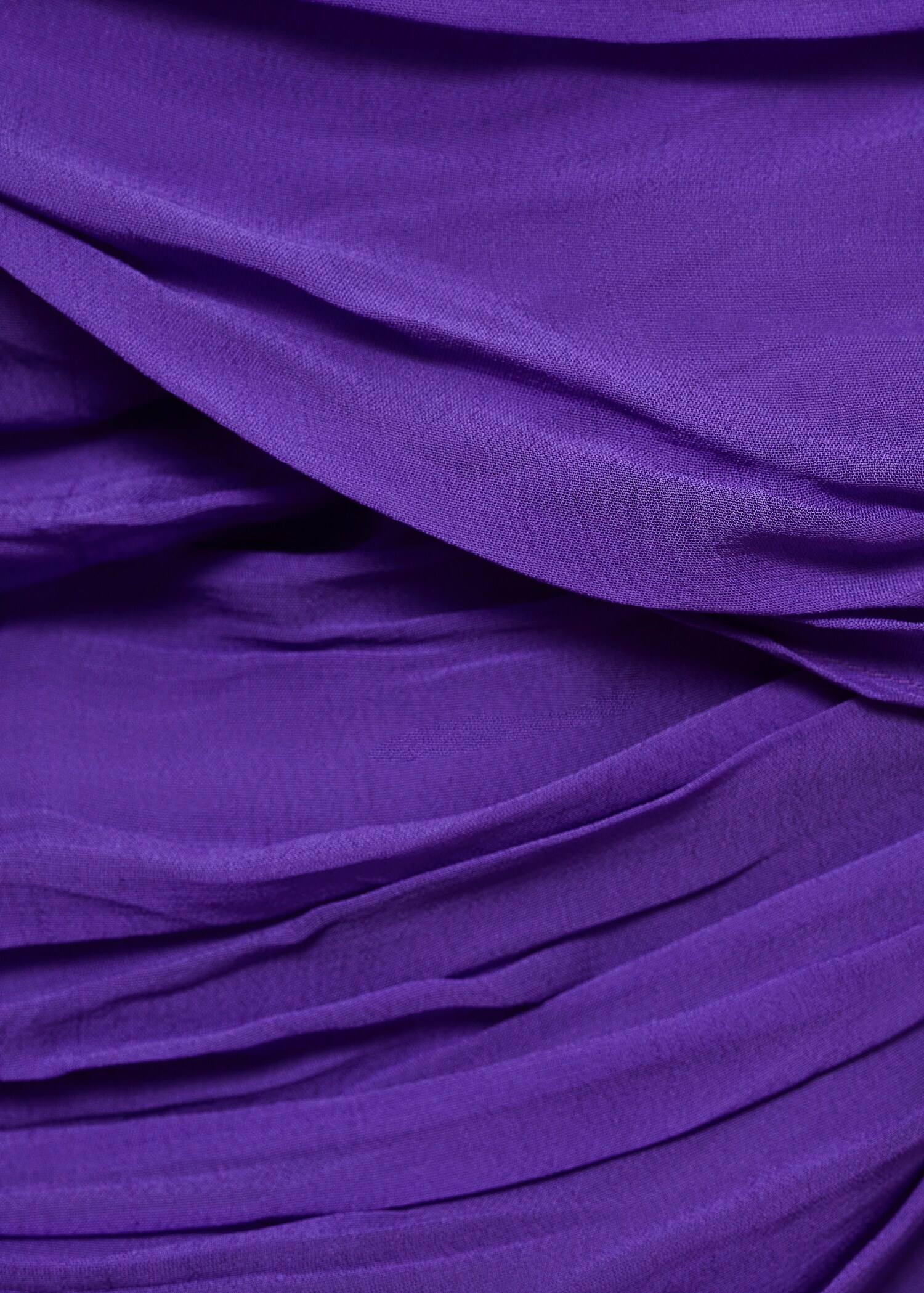 Asymmetrische gedrapeerde korte jurk - Detail van het artikel 0