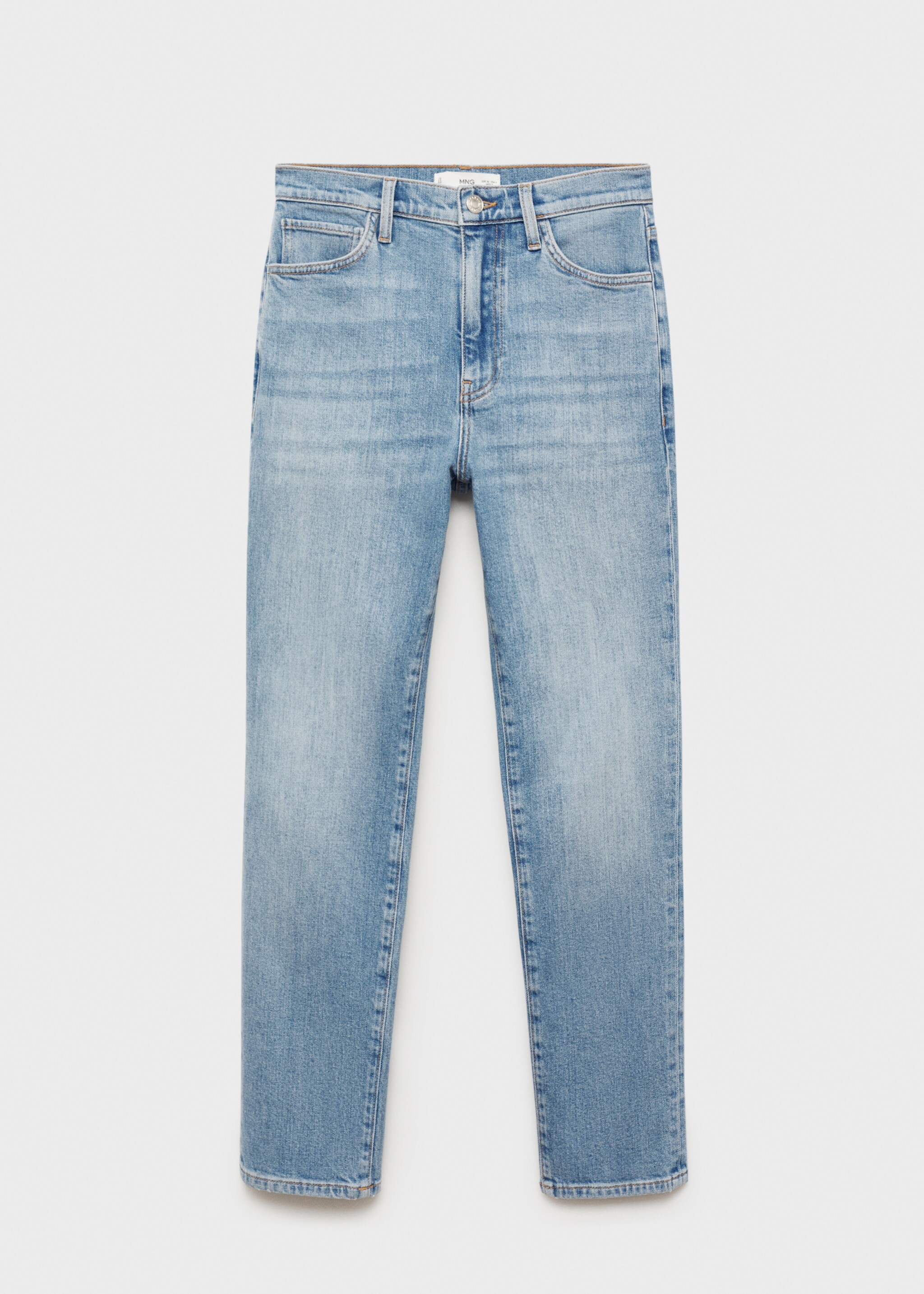 Jeans Claudia slim crop - Artículo sin modelo, Azul medio. Ref: 77064069-00.