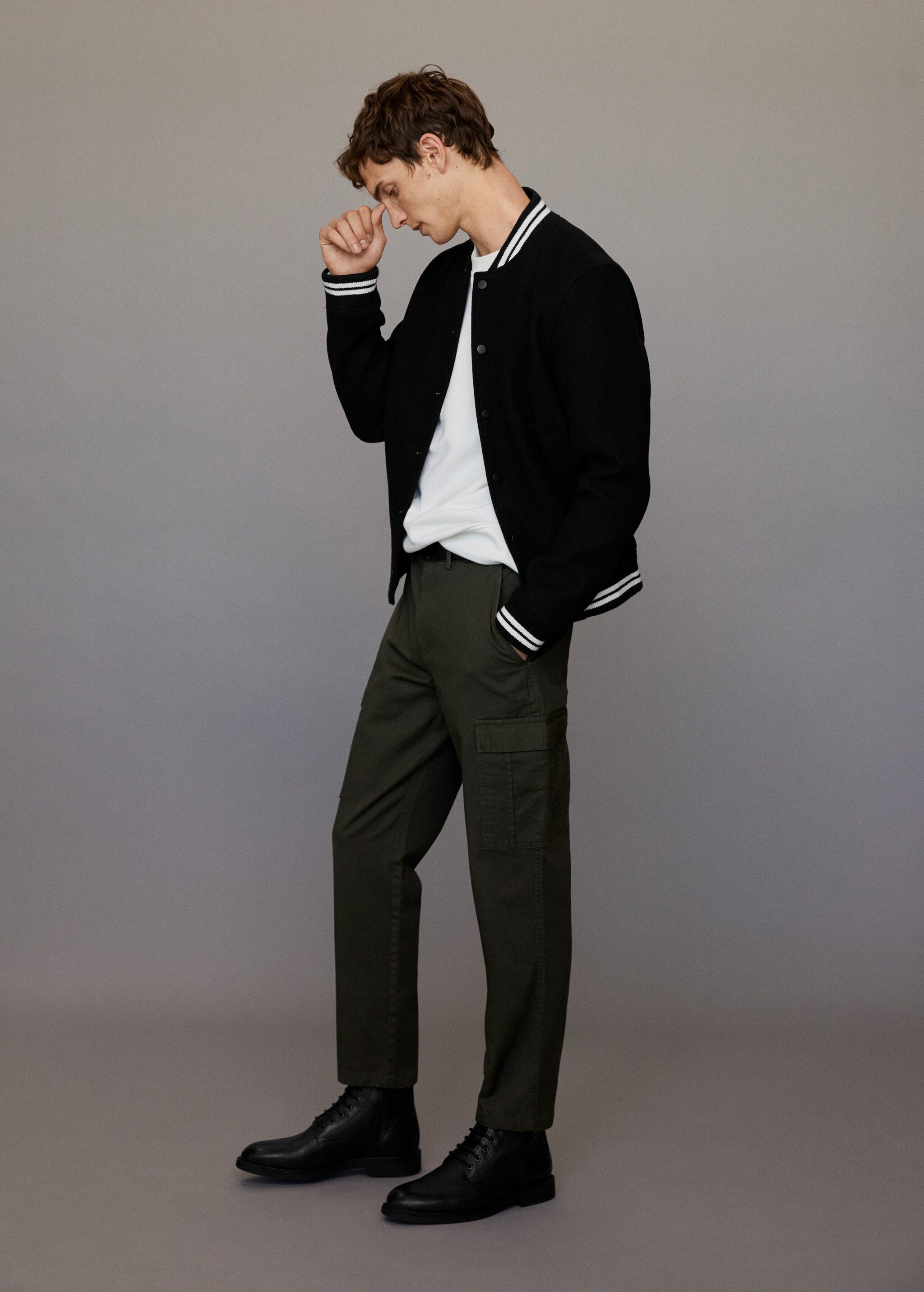 Soft-touch cargo trousers - Details of the article 5