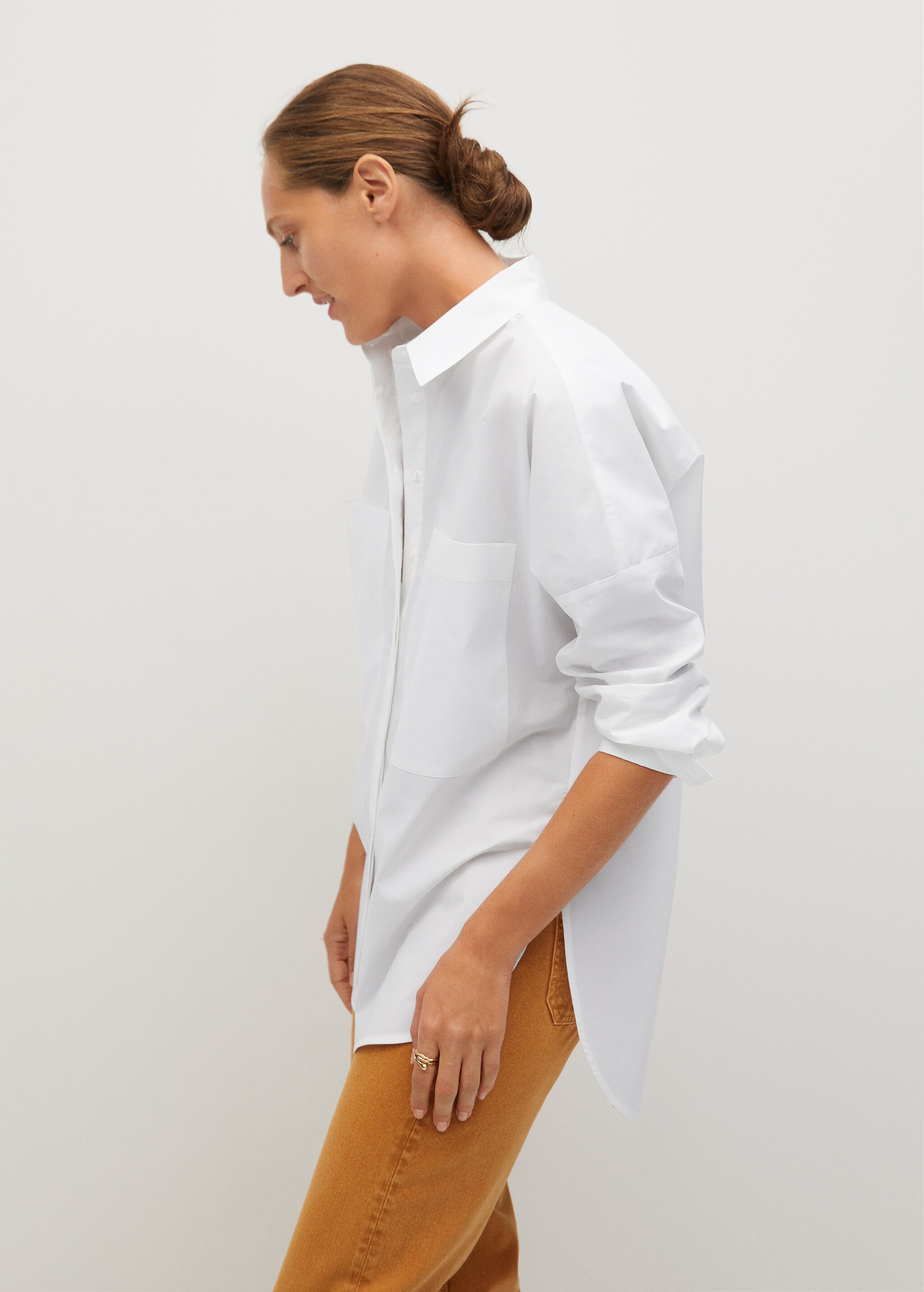 Camisa popelín entallada - Detalle del artículo 1