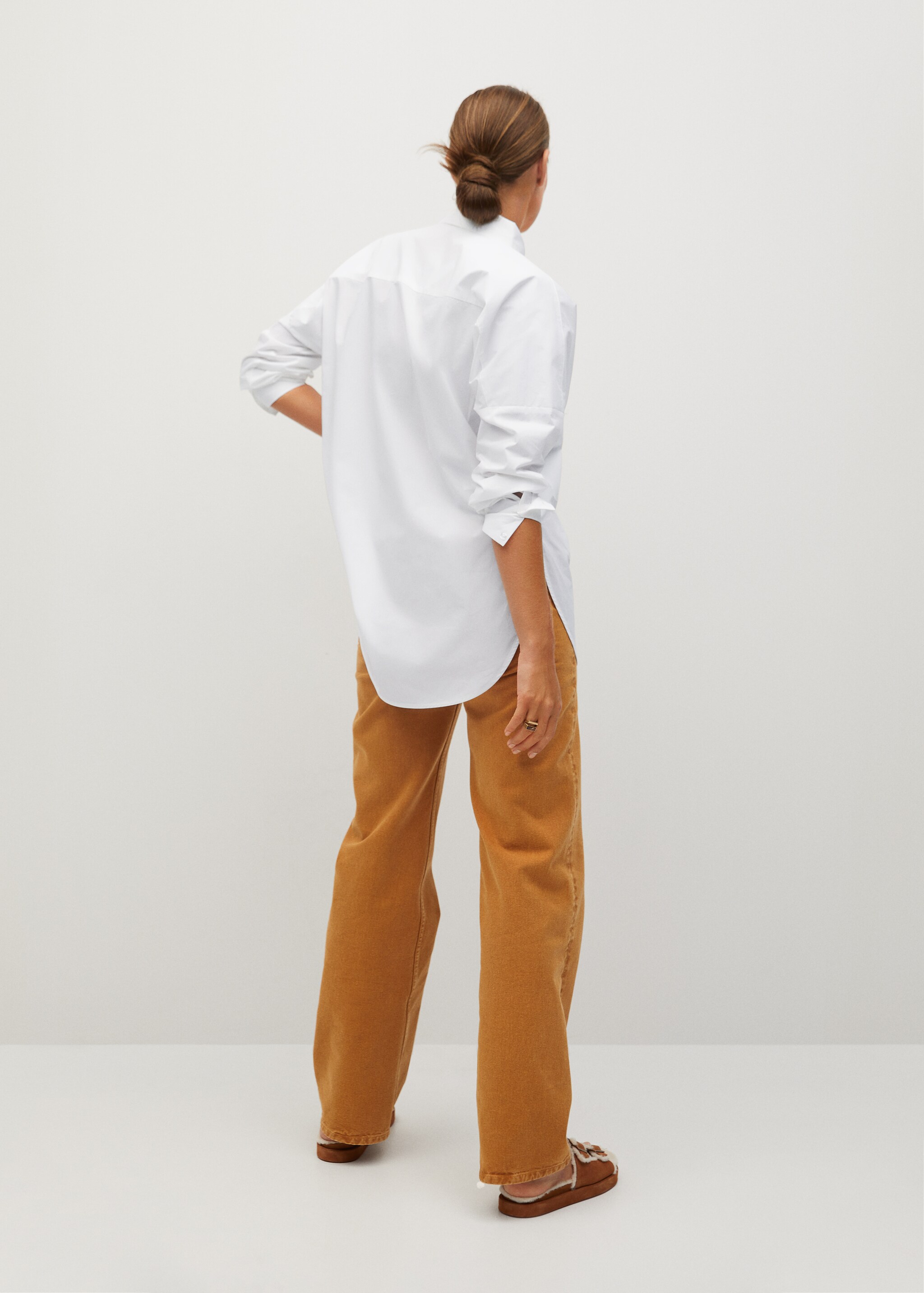 Camisa popelín entallada - Reverso del artículo
