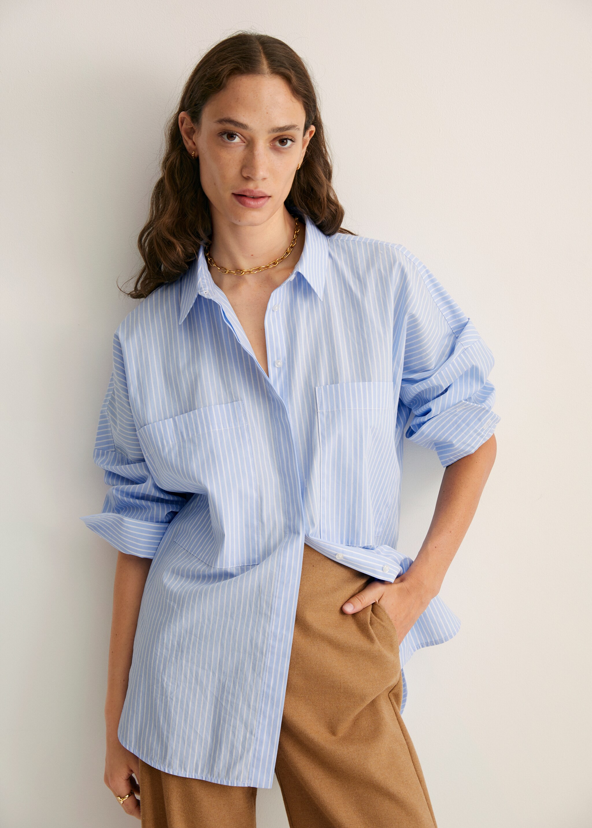 Camisa popelín entallada - Detalle del artículo 4
