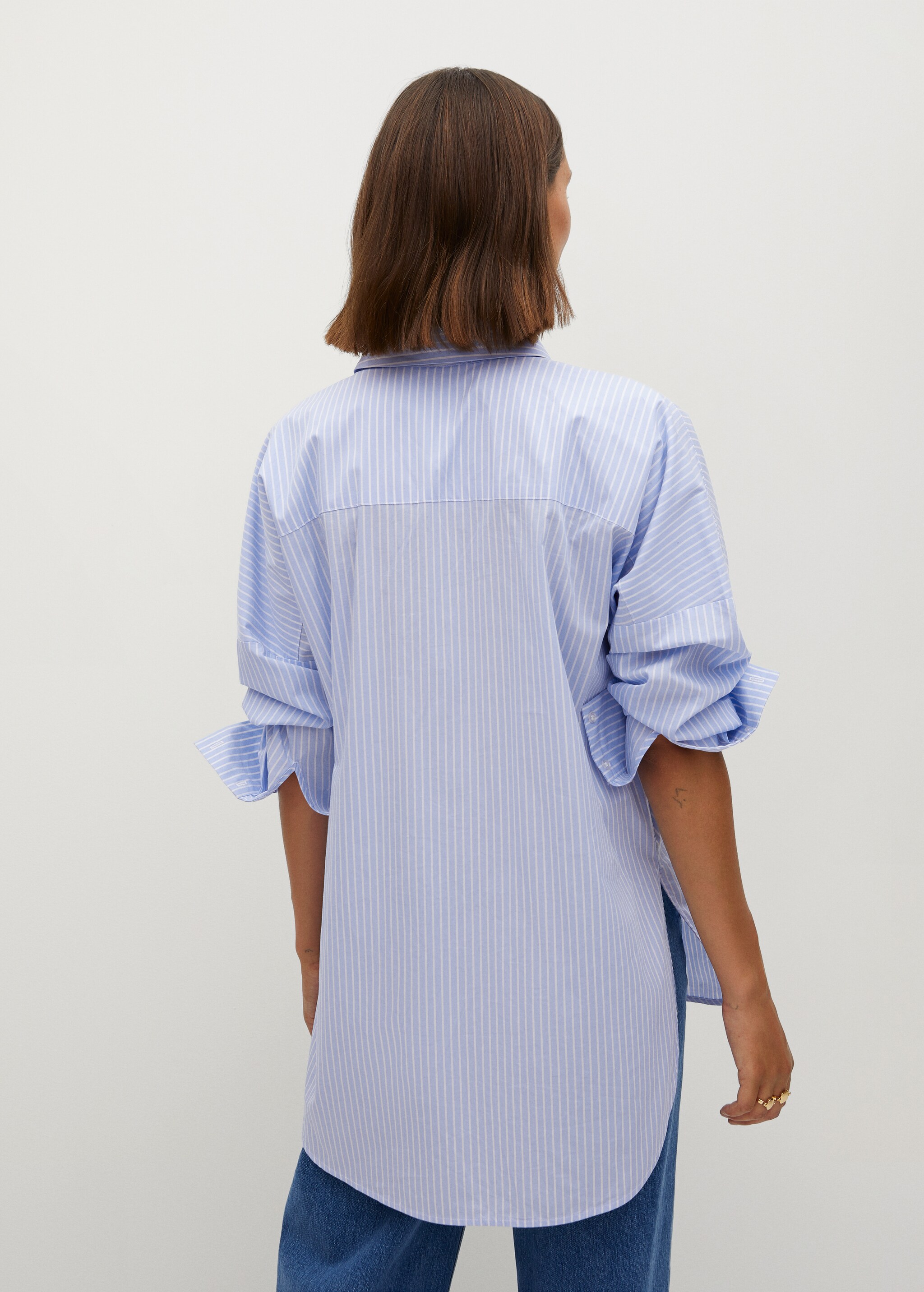 Camisa popelín entallada - Reverso del artículo