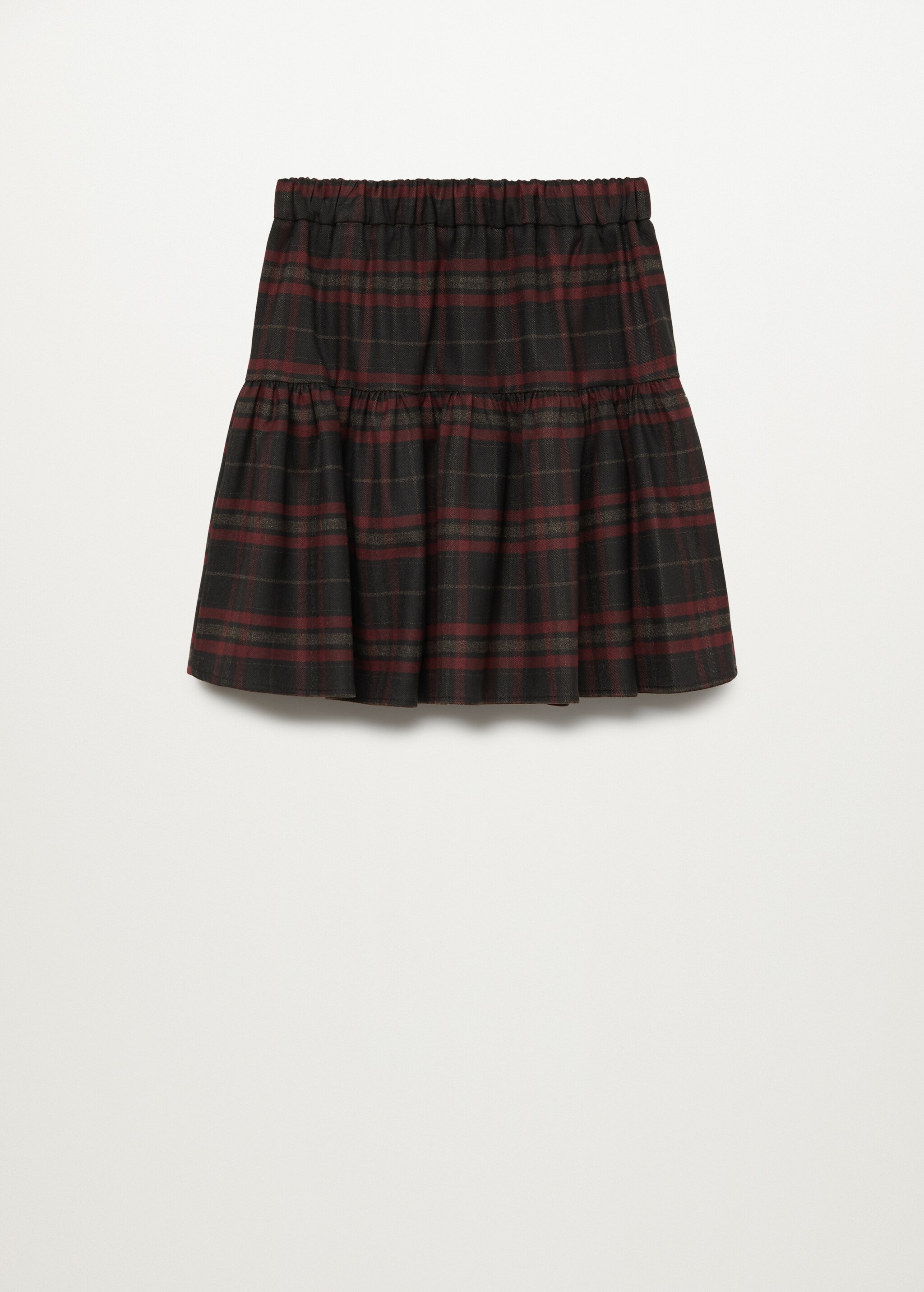 Checked skirt - Reverse of the article