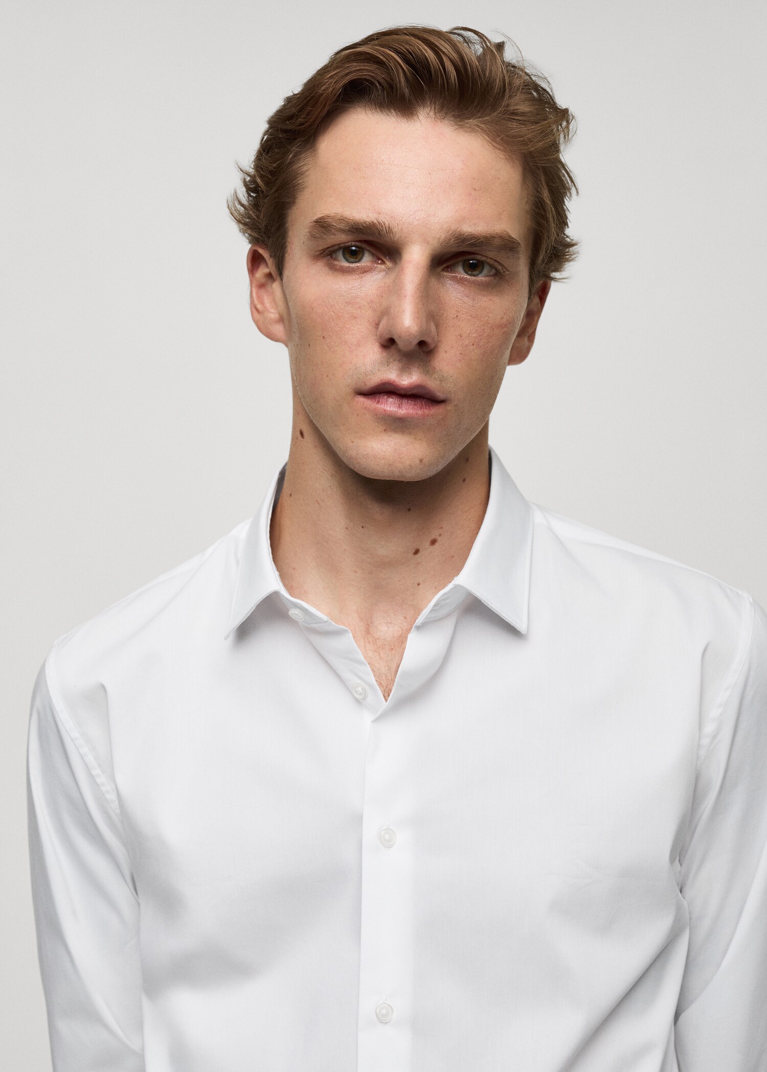 Camisa regular fit cotó stretch - Detall de l'article 1