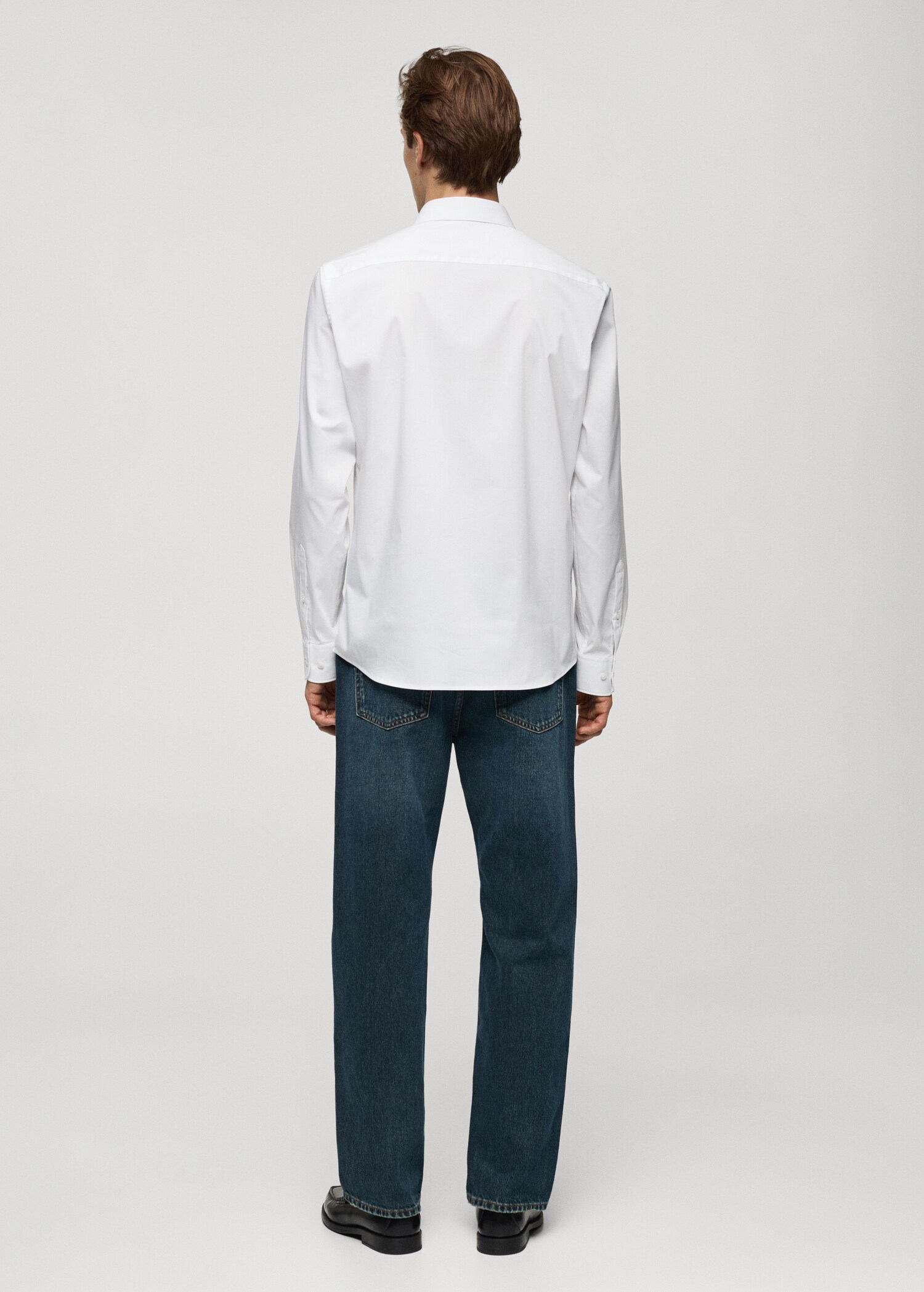 Camisa regular fit cotó stretch - Revers de l'article