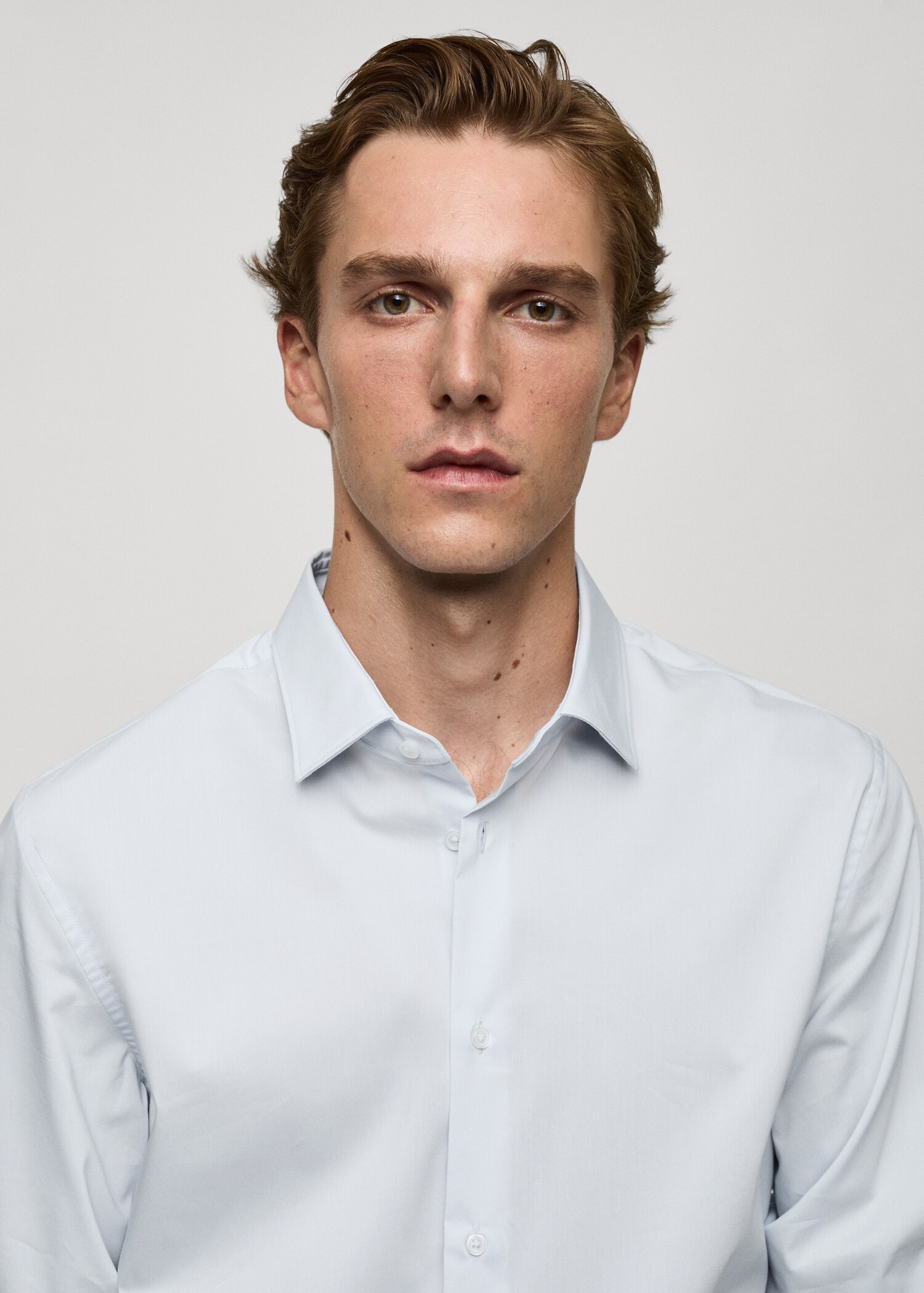 Camisa regular fit cotó stretch - Detall de l'article 1