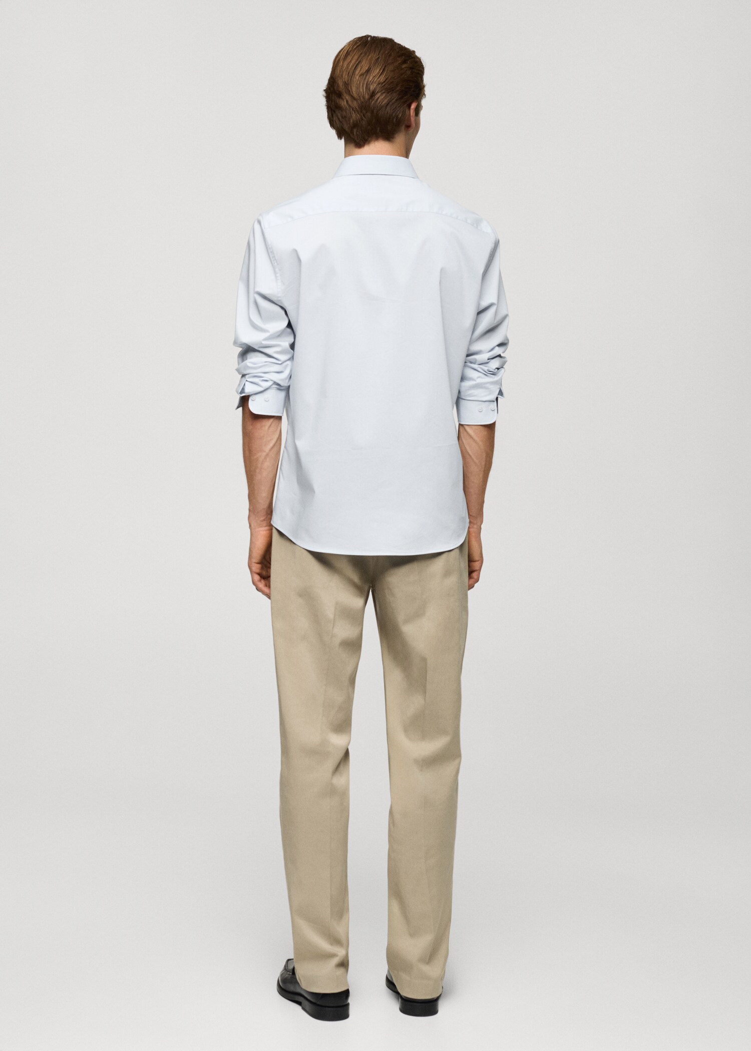 Camisa regular fit cotó stretch - Revers de l'article
