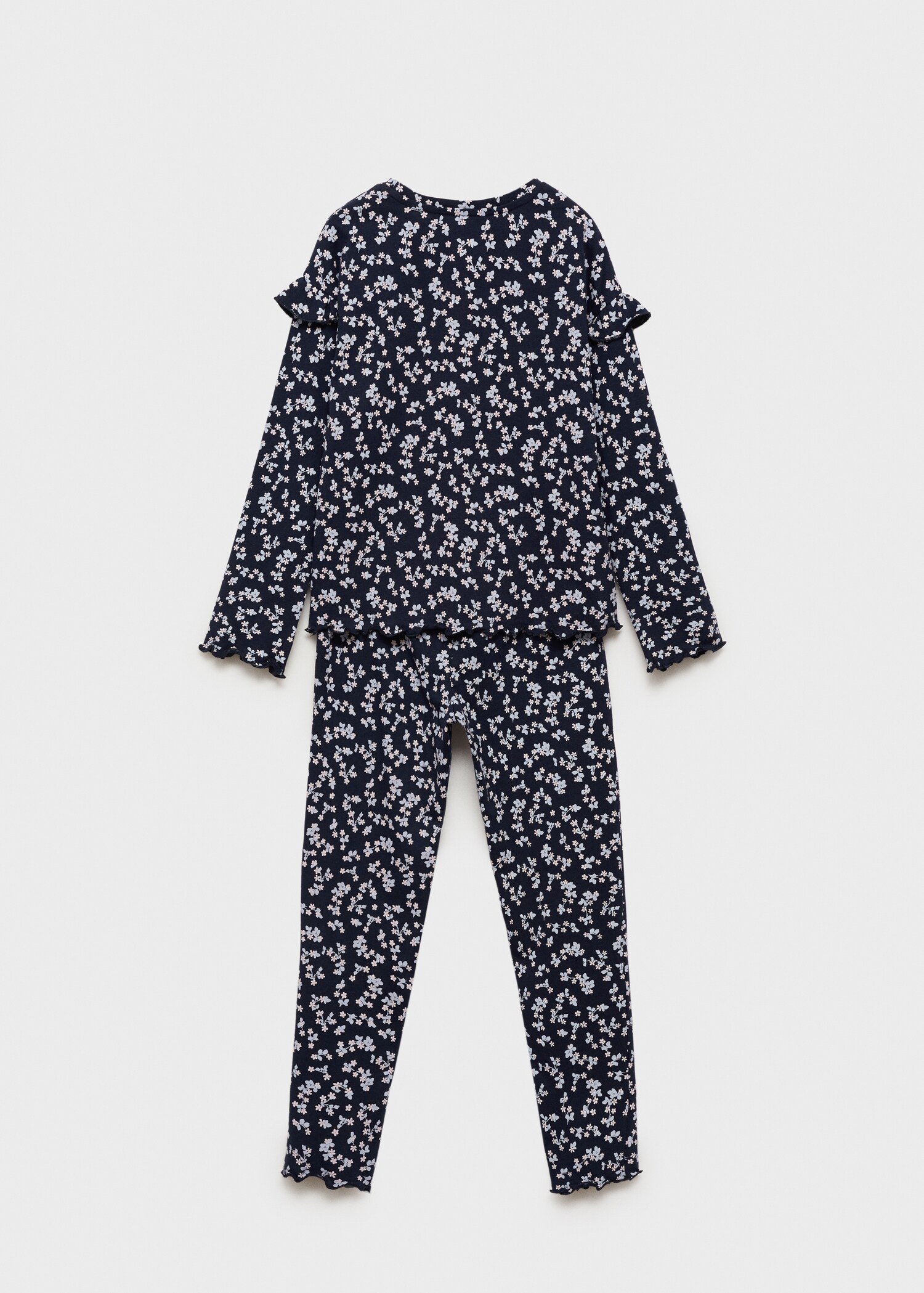 Pyjama long imprimé - Verso de l’article