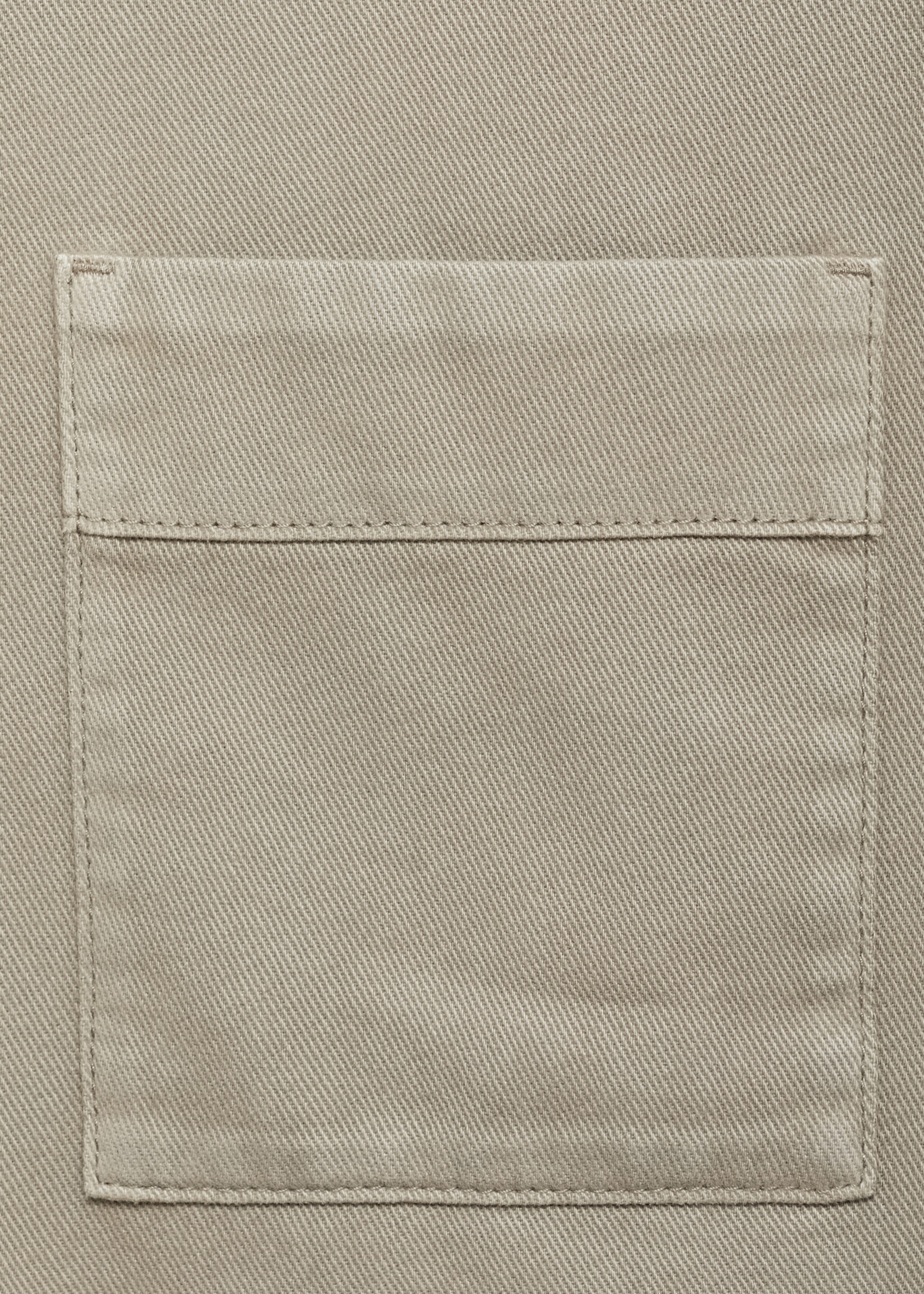Surchemise jean poche - Détail de l'article 0, Vert. Ref: 77064441-00.