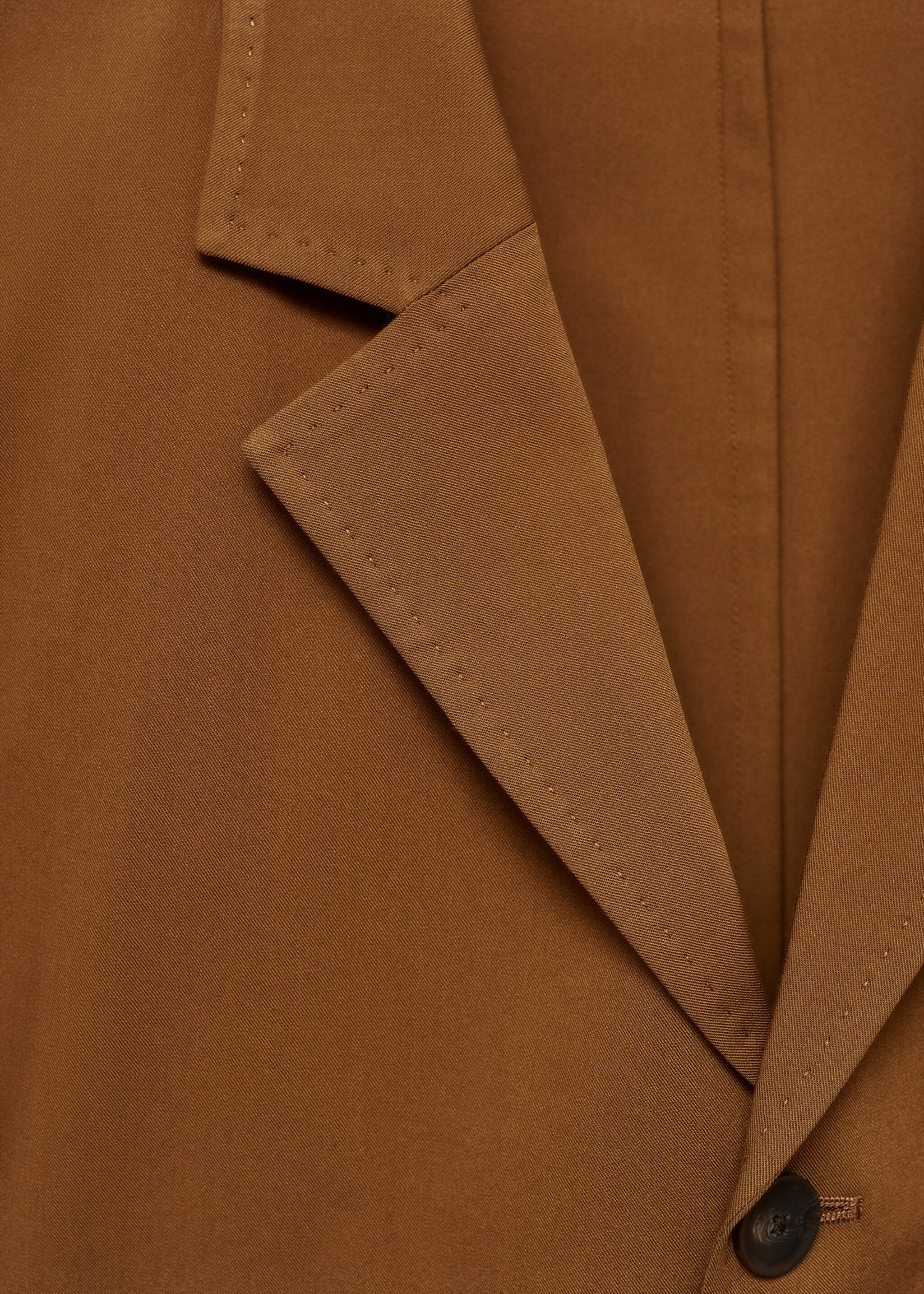 Americana vestit slim fit butxaques - Detall de l'article 8, Taronja torrat. Ref: 77064444-00.