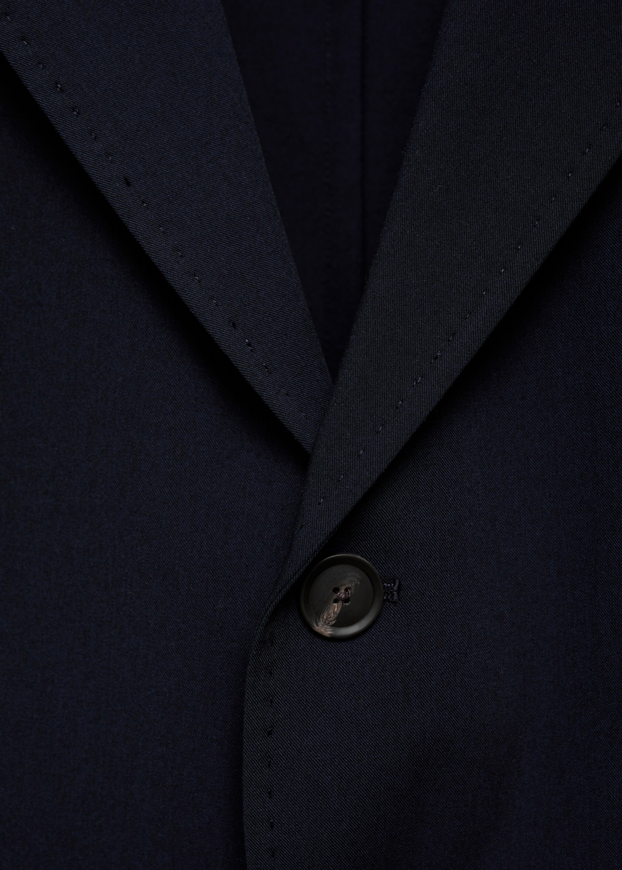 Americana vestit slim fit butxaques - Detall de l'article 8, Blau marí fosc. Ref: 77064444-00.