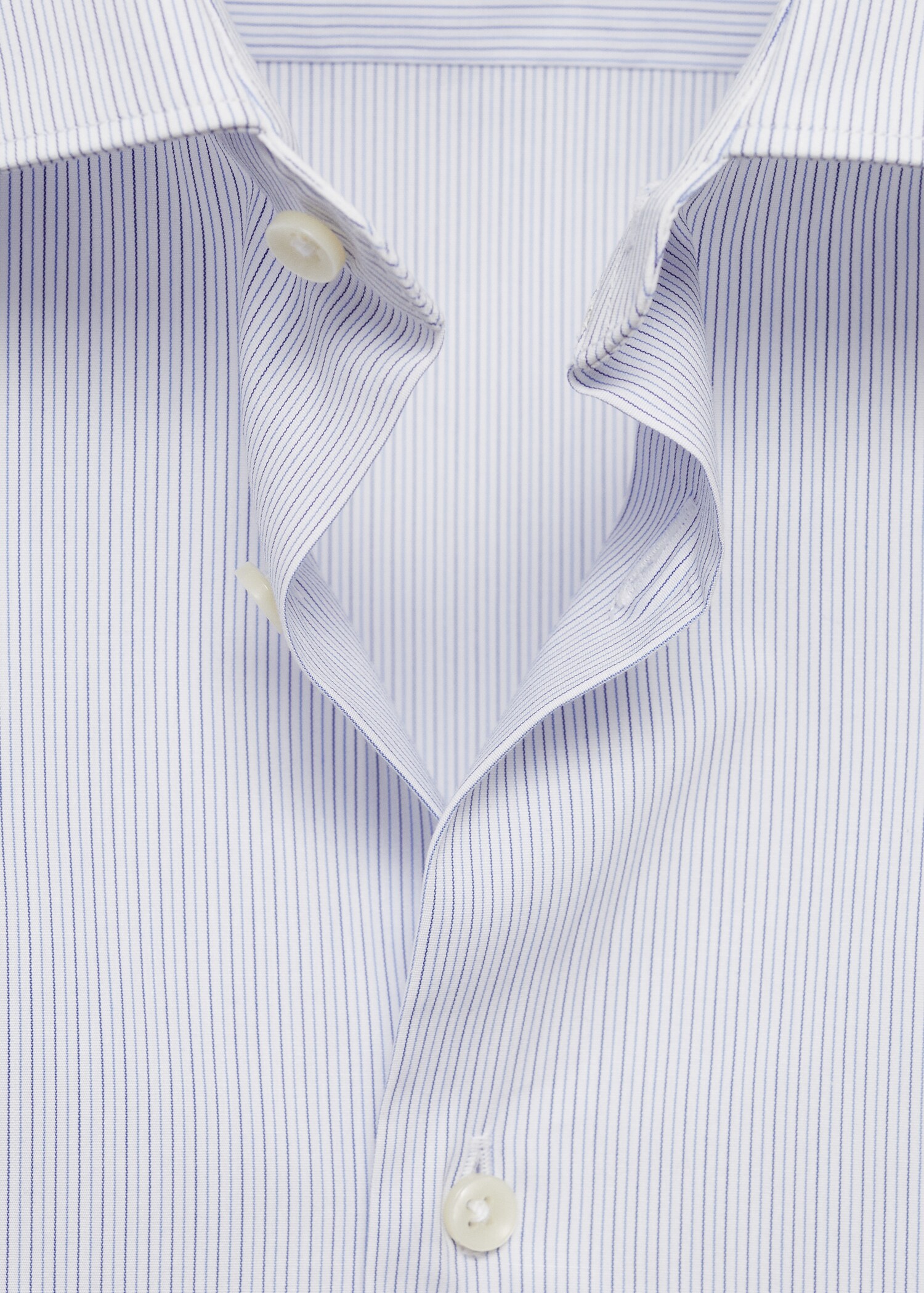 Slim fit fine-striped cotton shirt - Details of the article 8