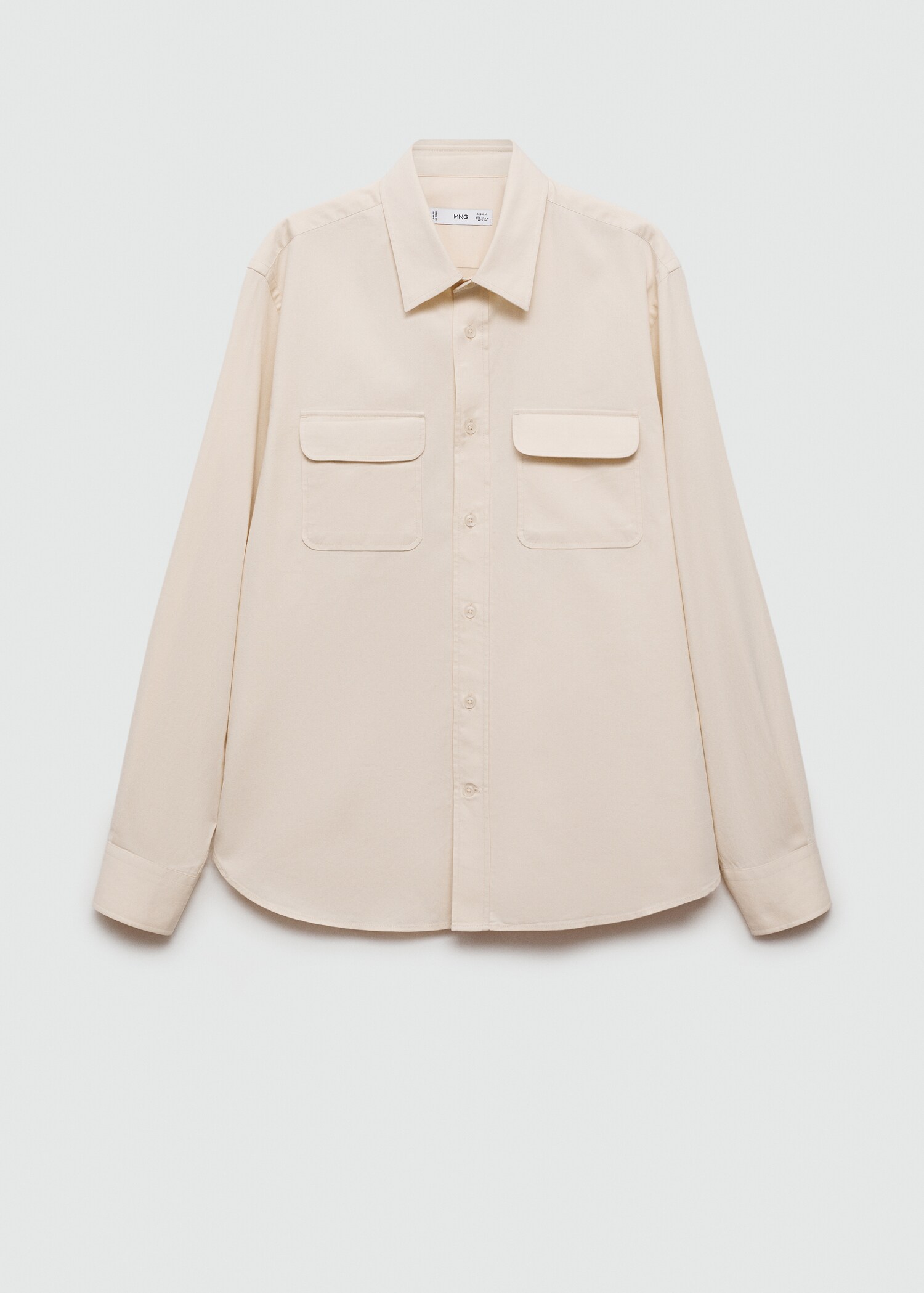 Sobrecamisa twill algodón bolsillos - Artículo sin modelo