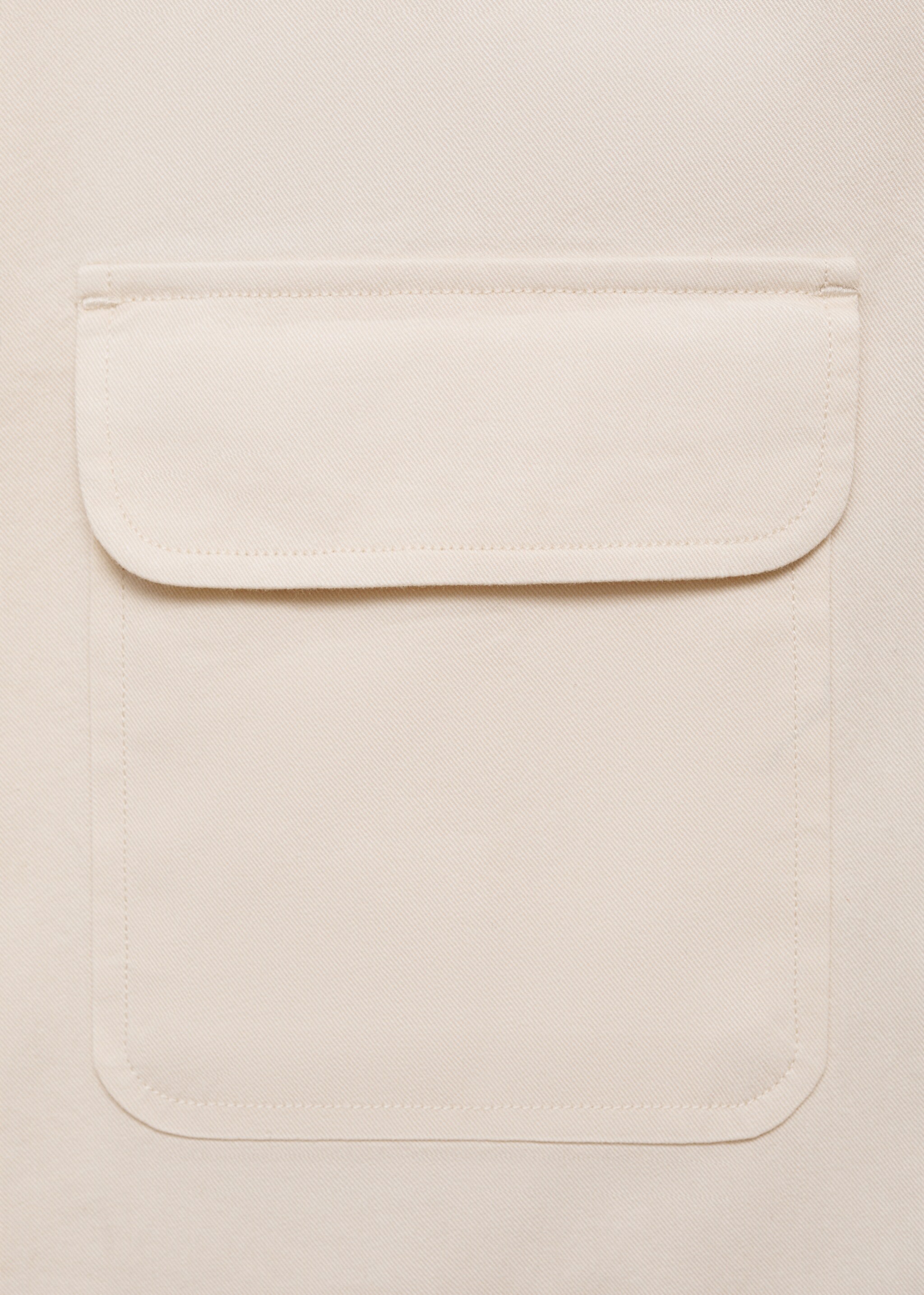 Sobrecamisa twill algodón bolsillos - Detalle del artículo 0