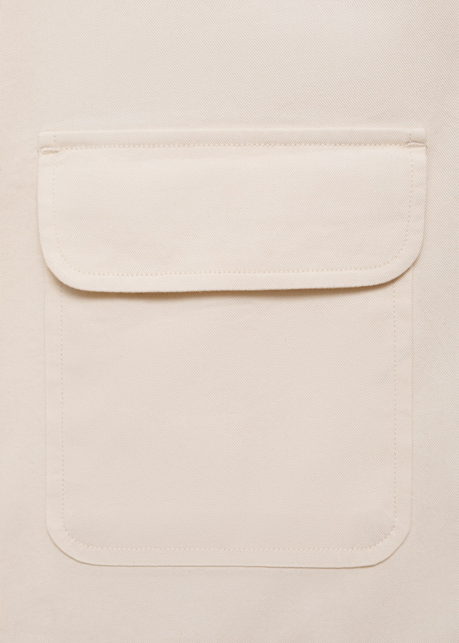Sobrecamisa twill algodón bolsillos - Detalle del artículo 0