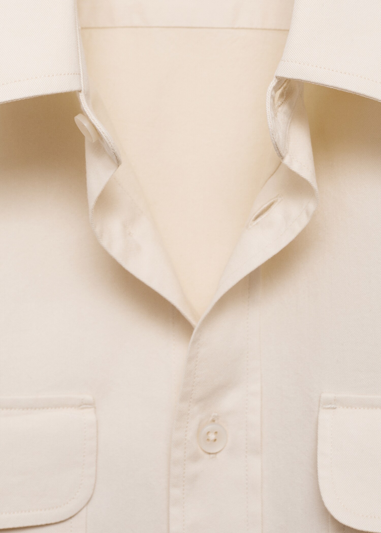 Sobrecamisa twill algodón bolsillos - Detalle del artículo 8