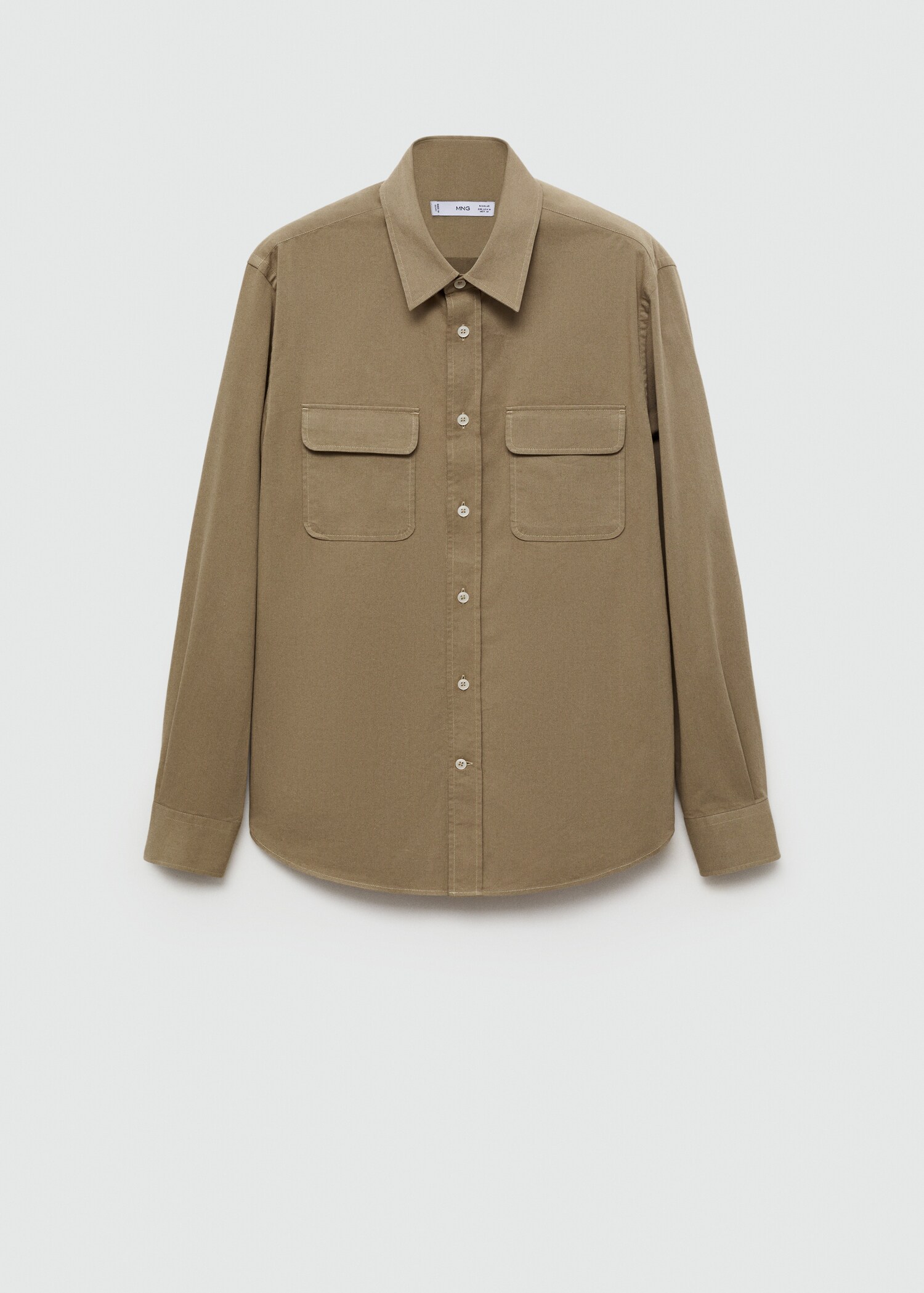 Sobrecamisa twill algodón bolsillos - Artículo sin modelo