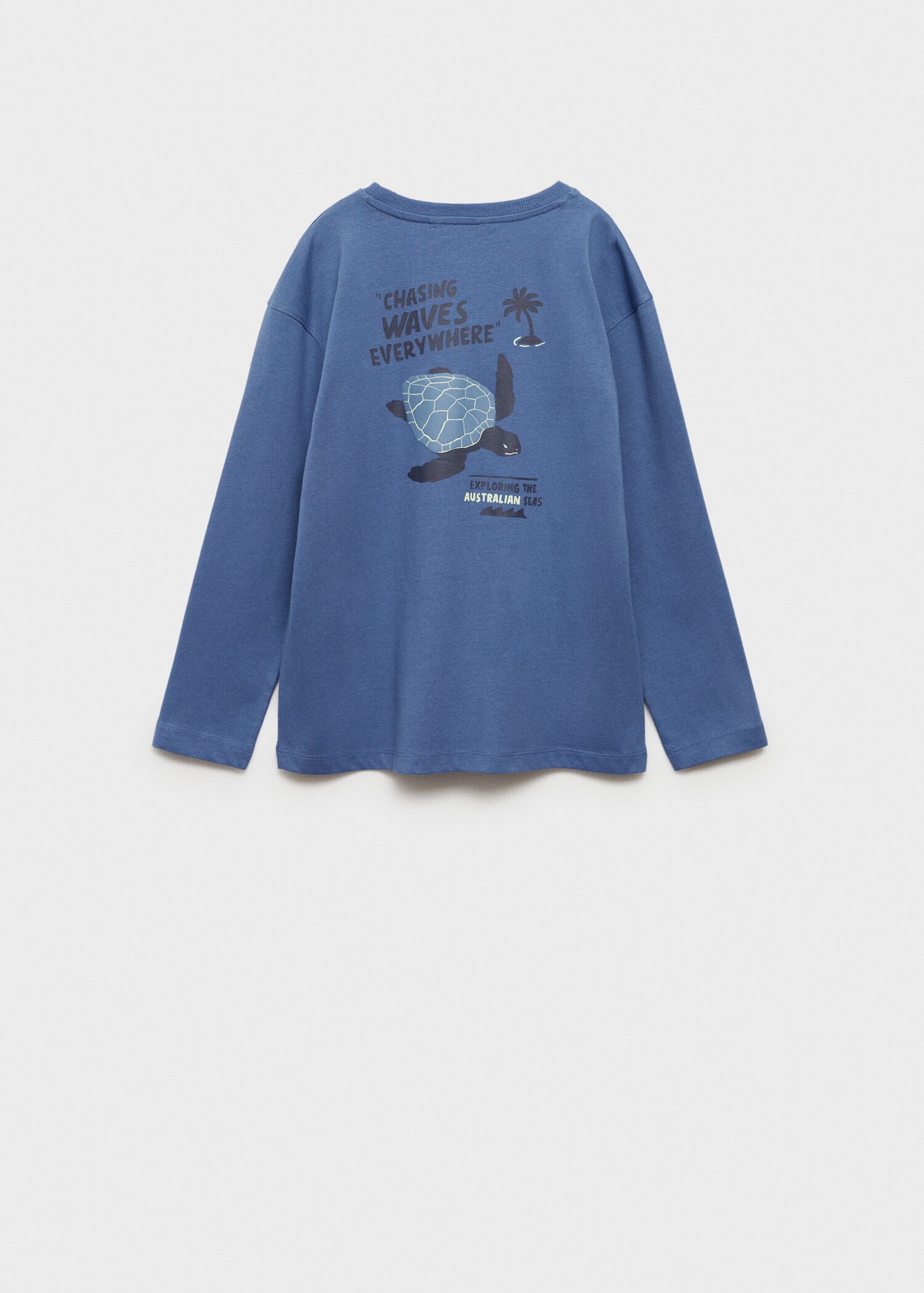 Printed long sleeve t-shirt - Reverse of the article