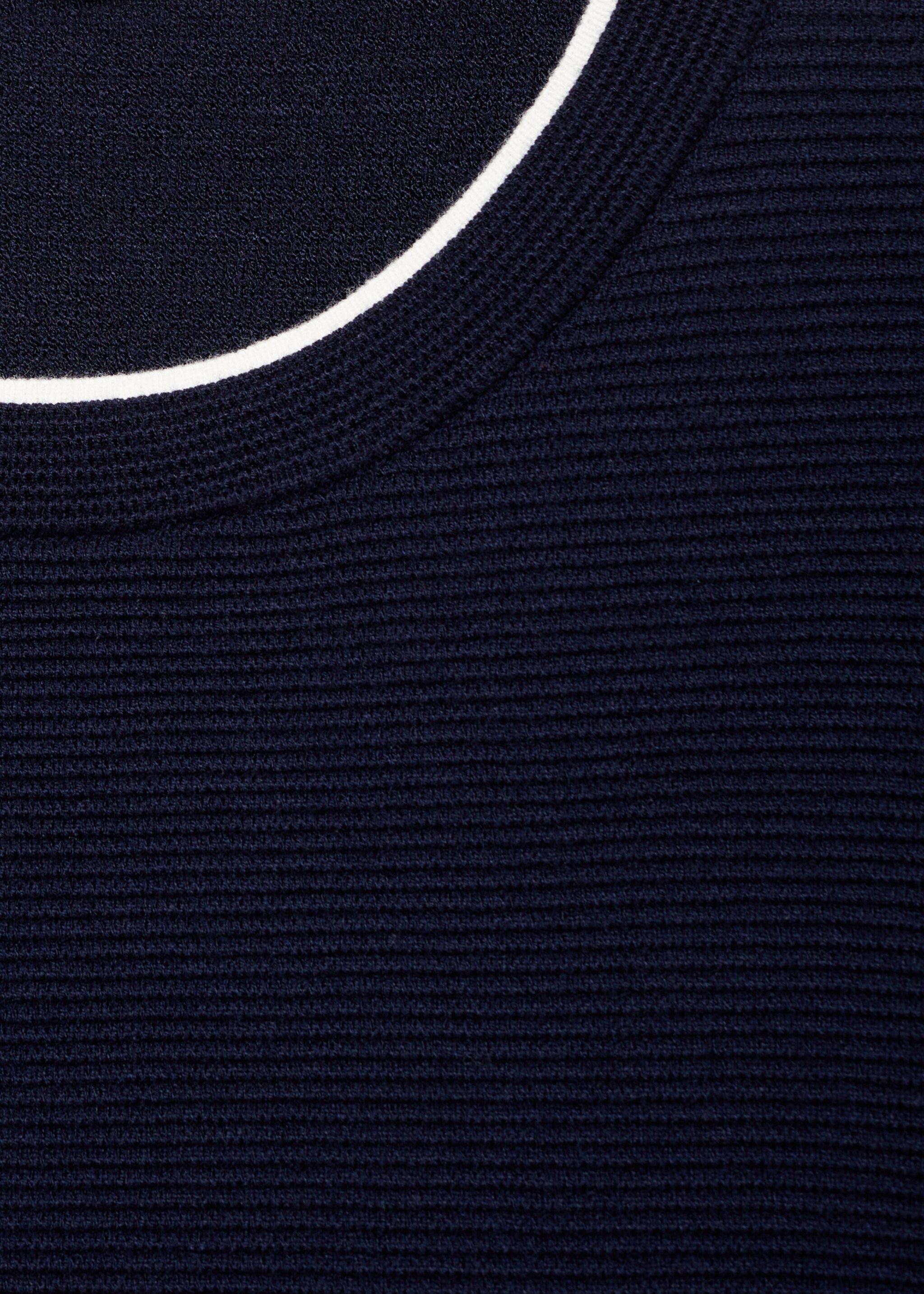 Kurzarm-Pullover mit Kontrastborten - Detail des Artikels 8