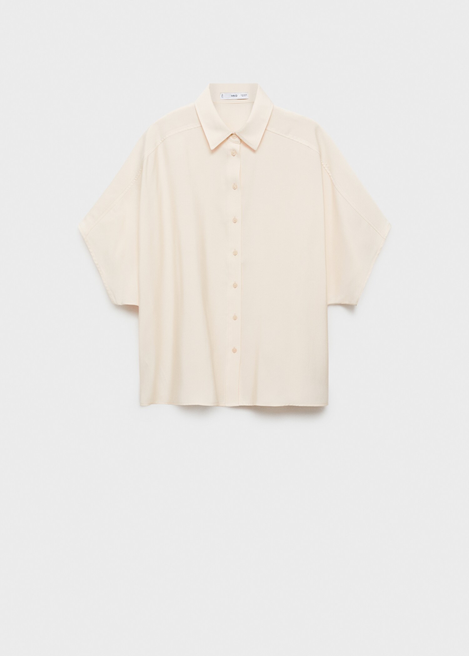 Oversized short-sleeved shirt - Article without model